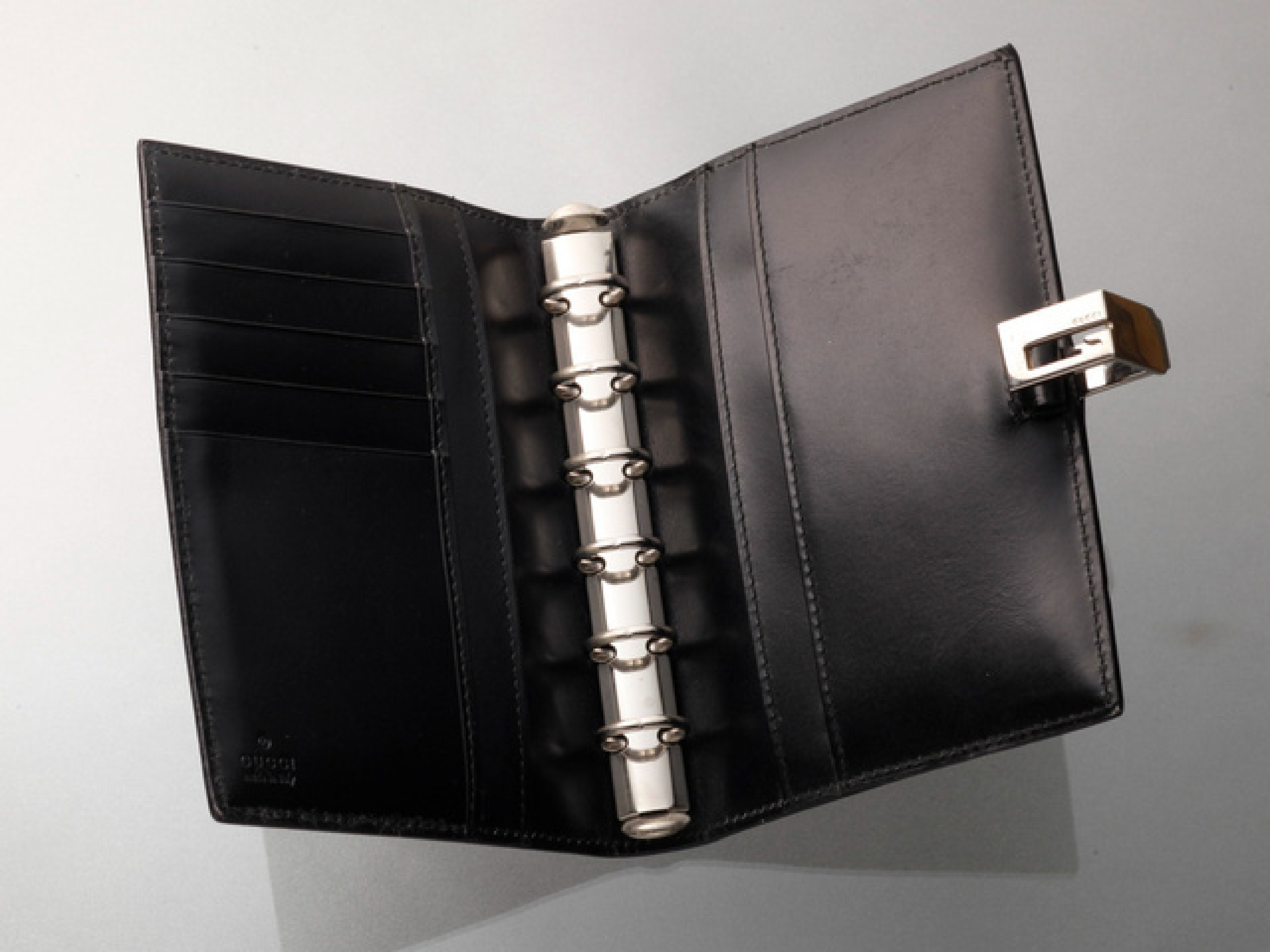 Leather System Notebook Cover with G Hardware — view 3