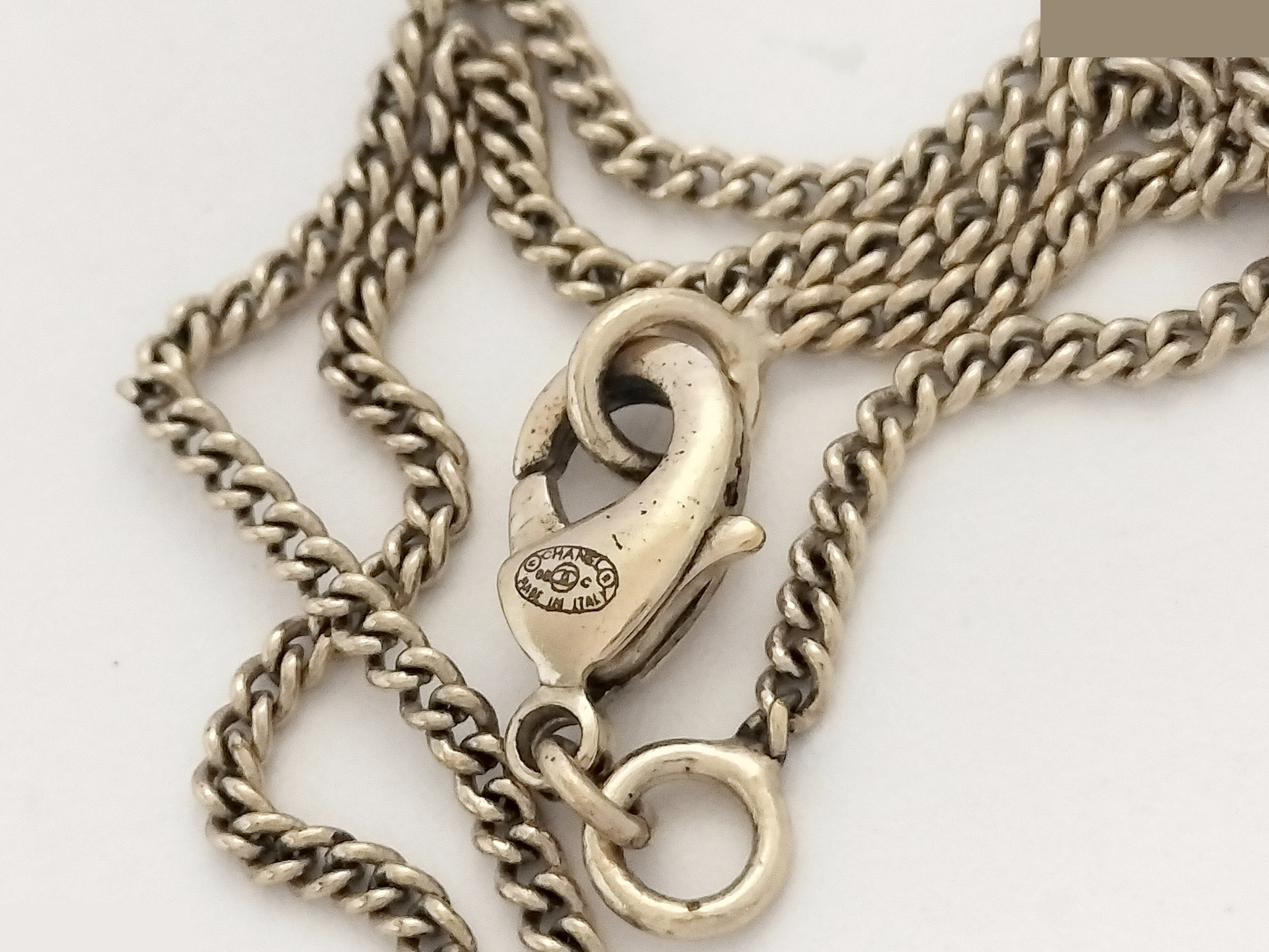 Coco Rhinestone Gold Necklace, Chain approx. 42cm — view 3