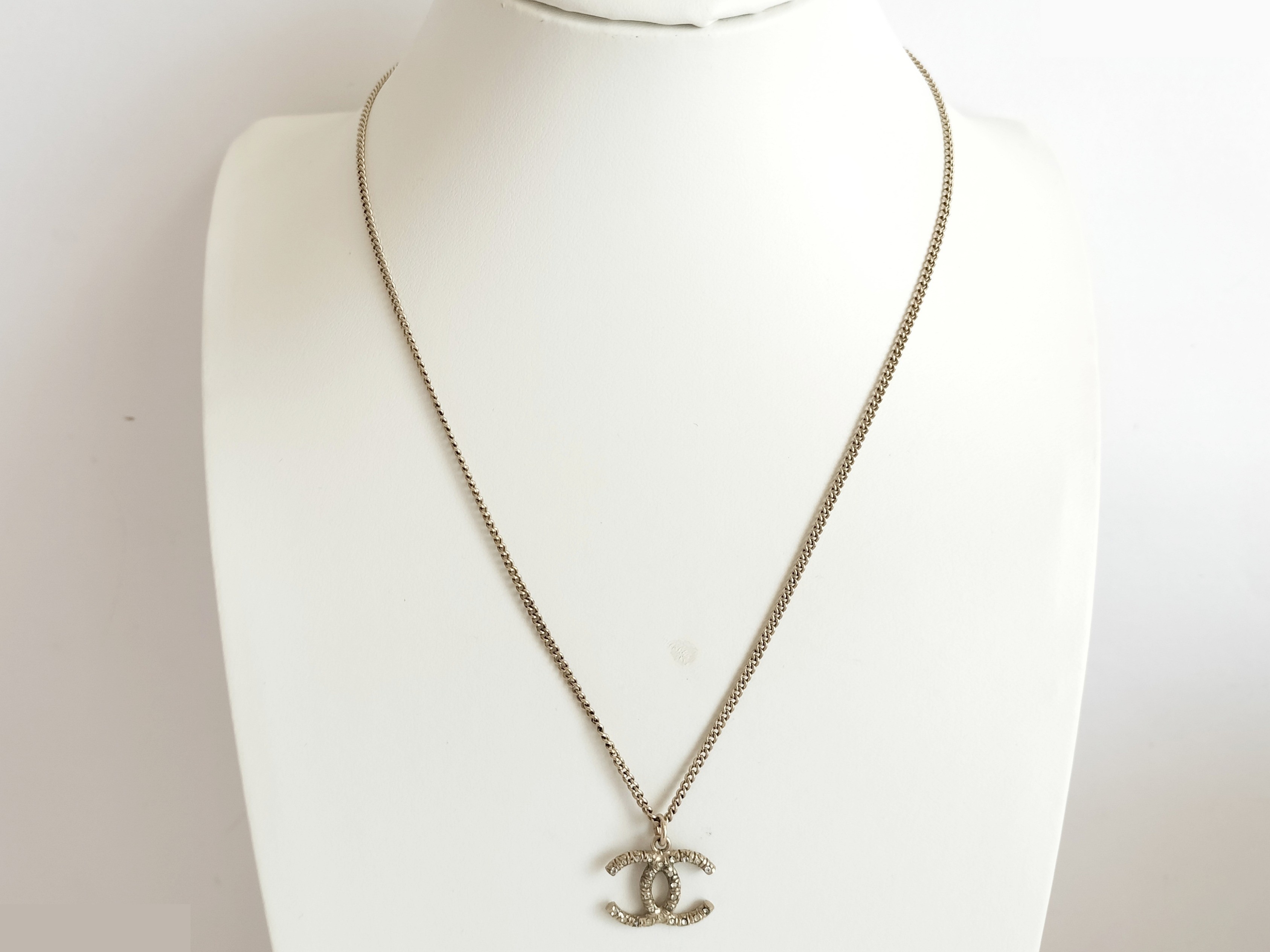 Coco Rhinestone Gold Necklace, Chain approx. 42cm — view 7