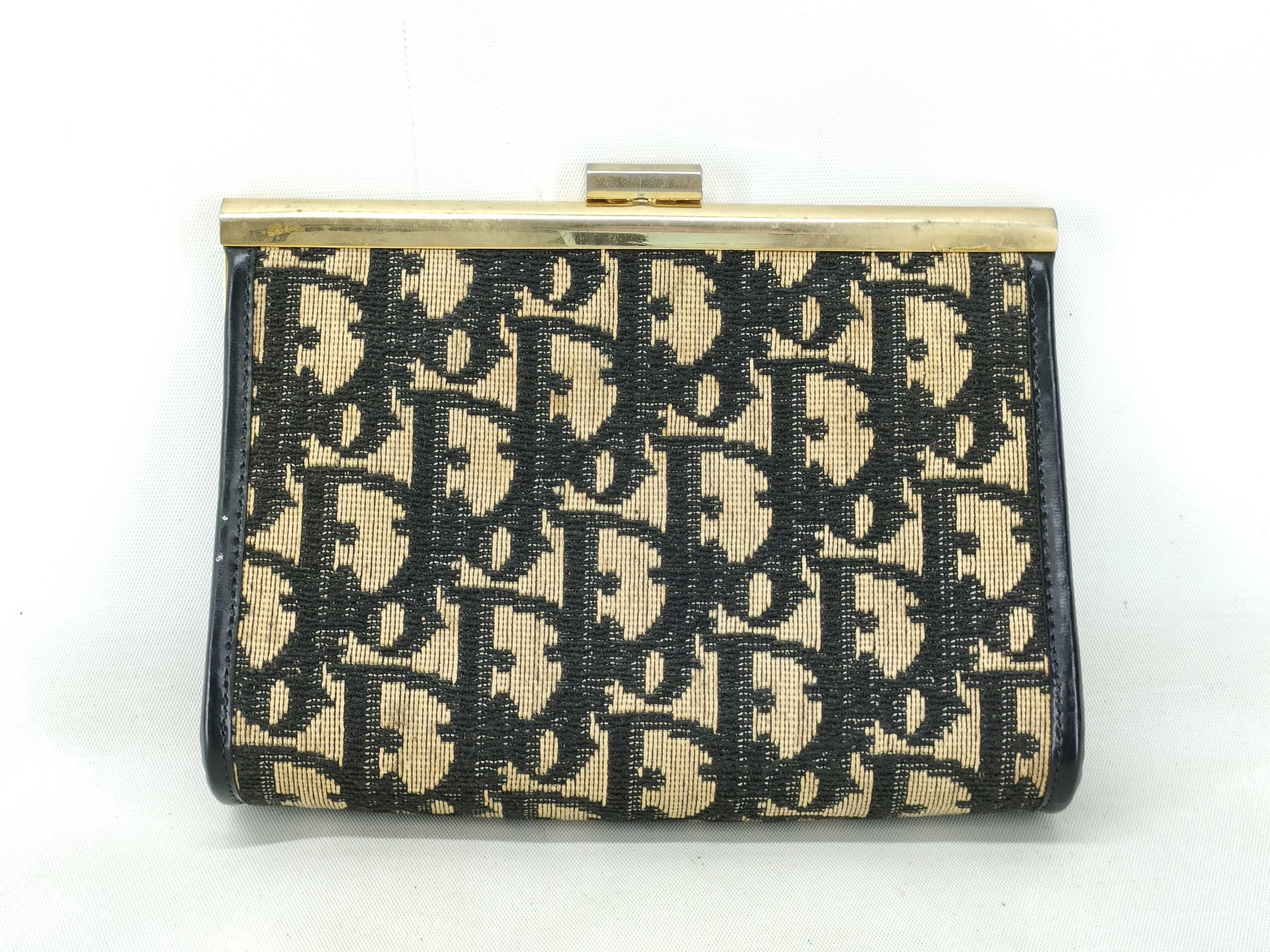 Trotter Vintage Dior Trotter Clasp Pouch