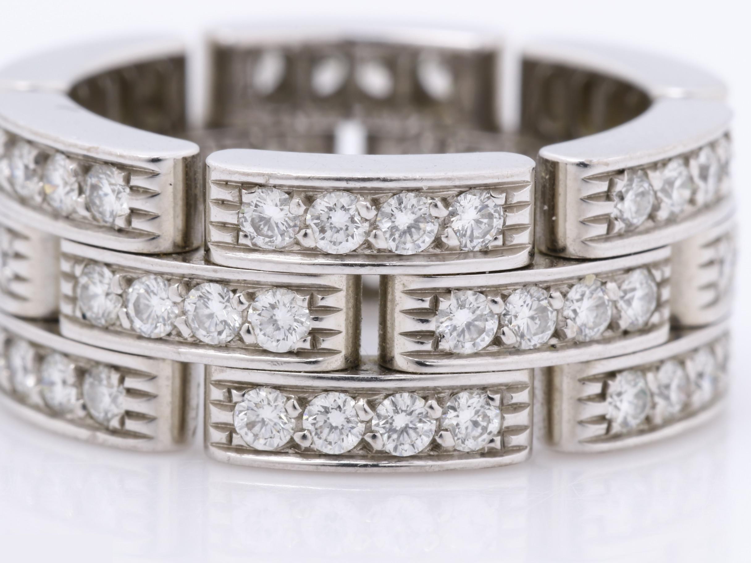 Maillon Panthère Full Diamond 750WG 10.4g #48 — view 2