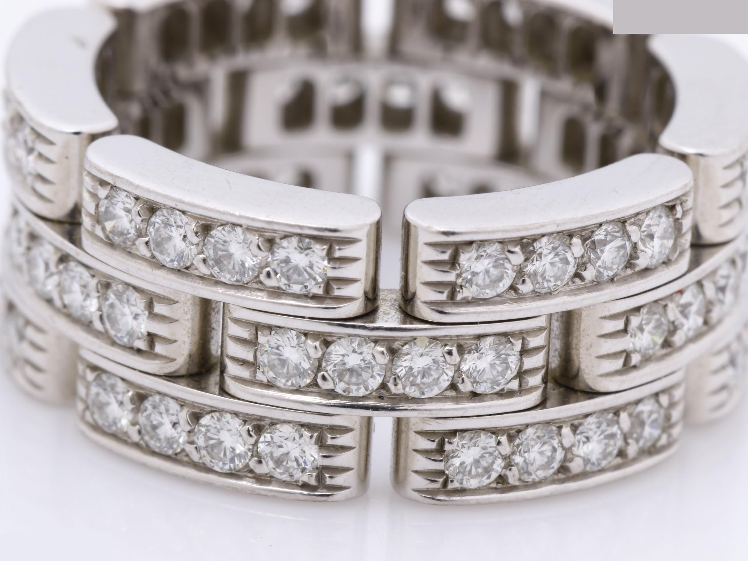 Maillon Panthère Full Diamond 750WG 10.4g #48 — view 3