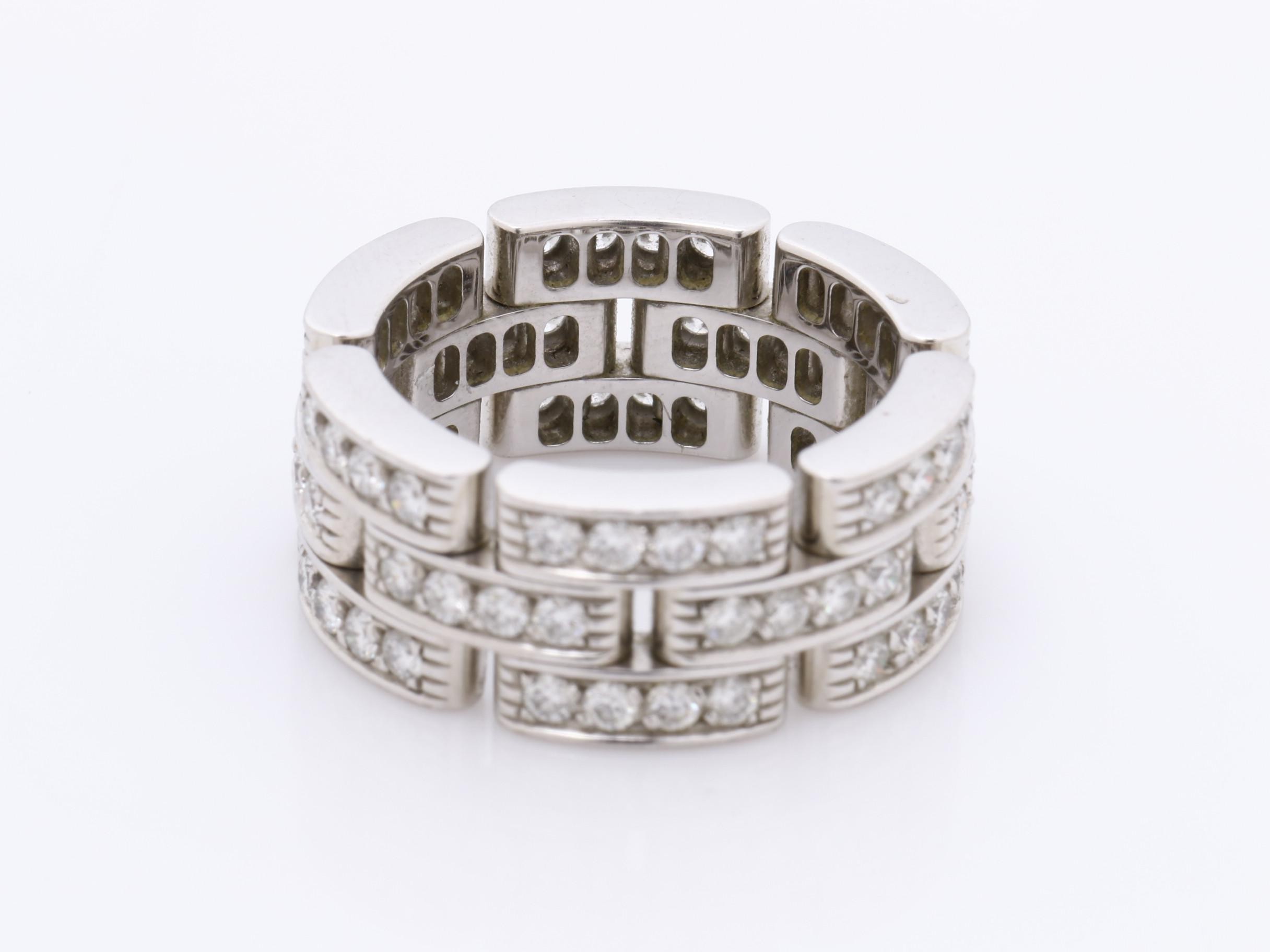 Maillon Panthère Full Diamond 750WG 10.4g #48 — view 4