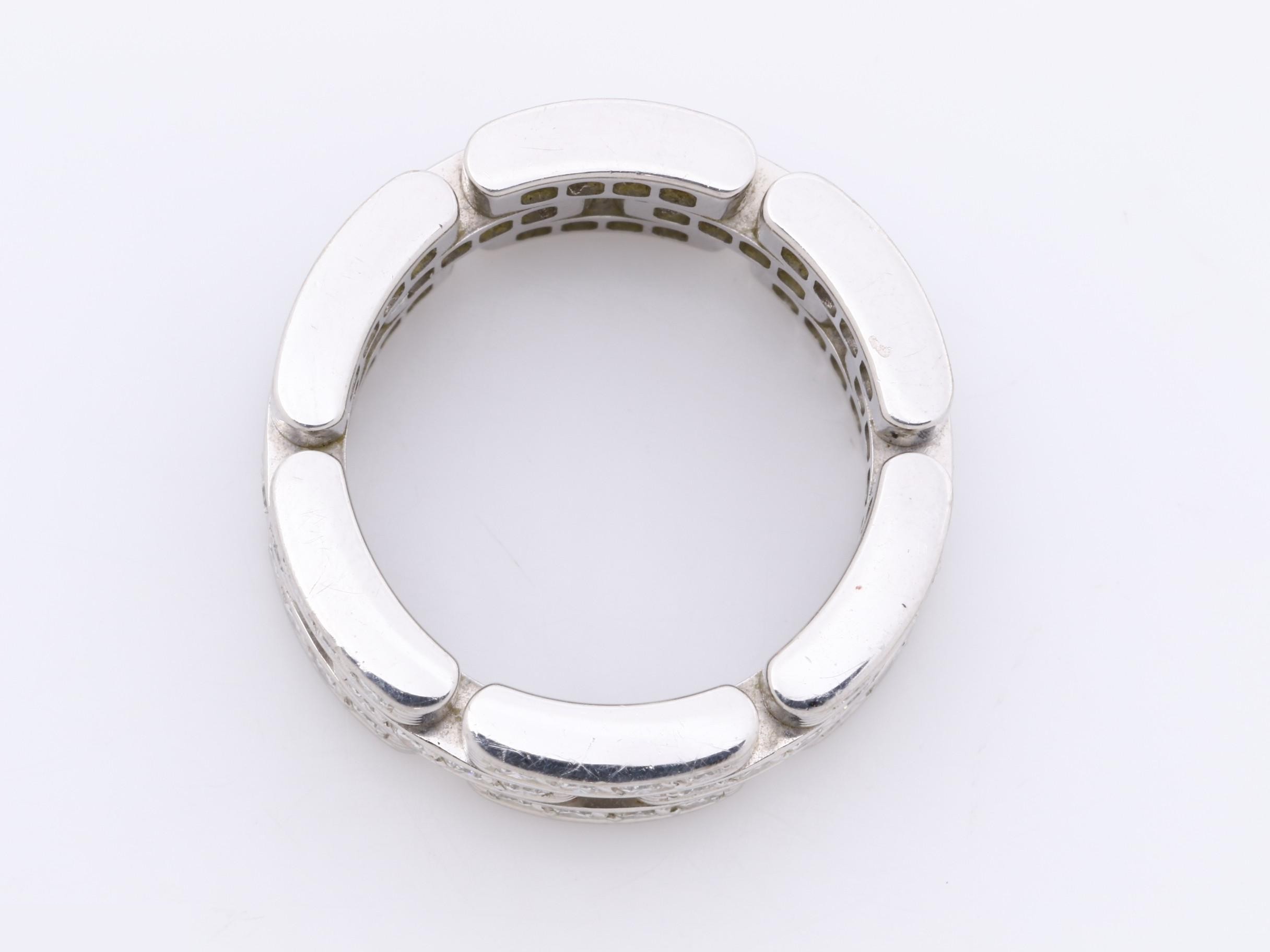 Maillon Panthère Full Diamond 750WG 10.4g #48 — view 5