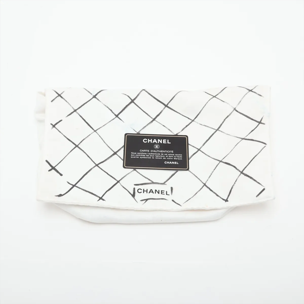 [Individually packaged] Chanel Matelassé 25 Lambskin Double Flap Double Chain Bag, Black with Gold Hardware, 14029464, Series 14, A01112 — view 12