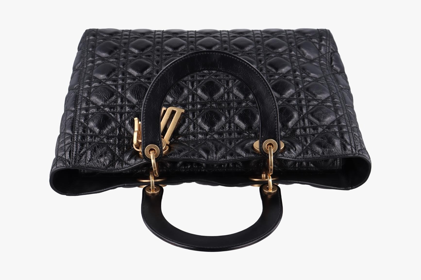 Lady Dior Lambskin Black — view 5