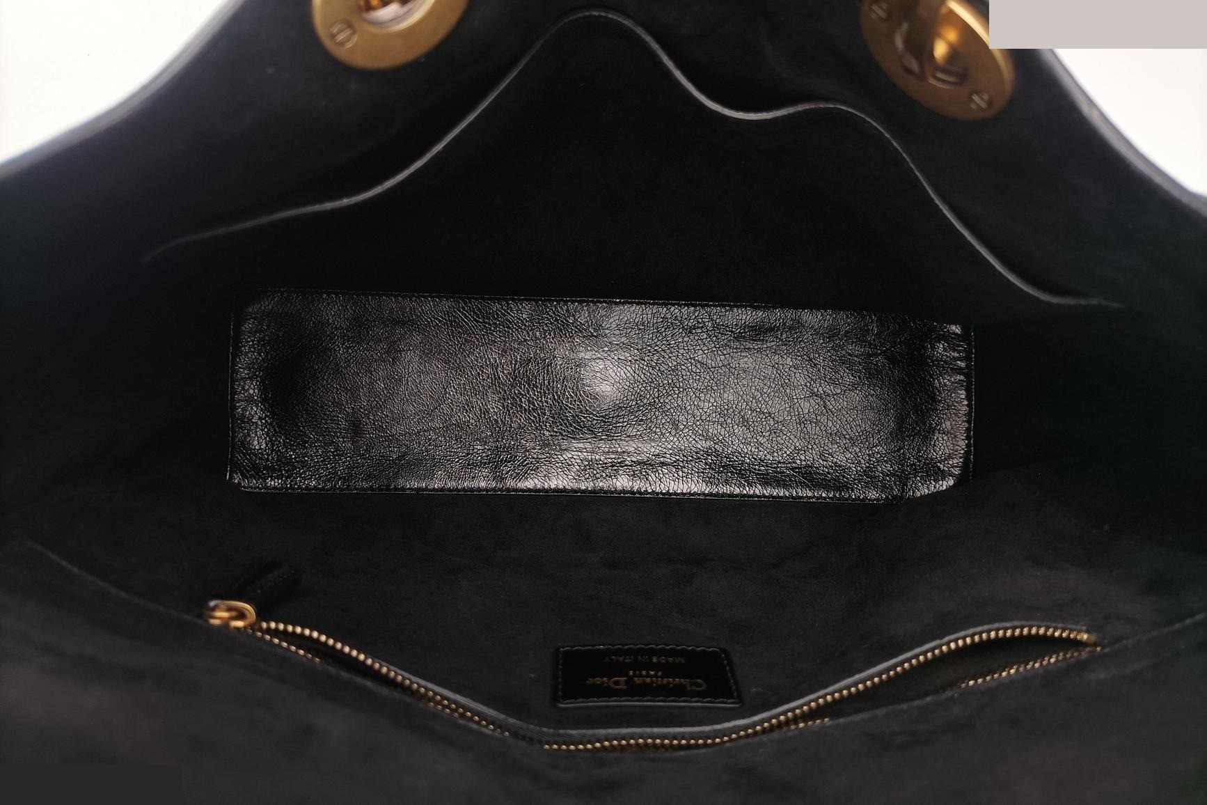Lady Dior Lambskin Black — view 6
