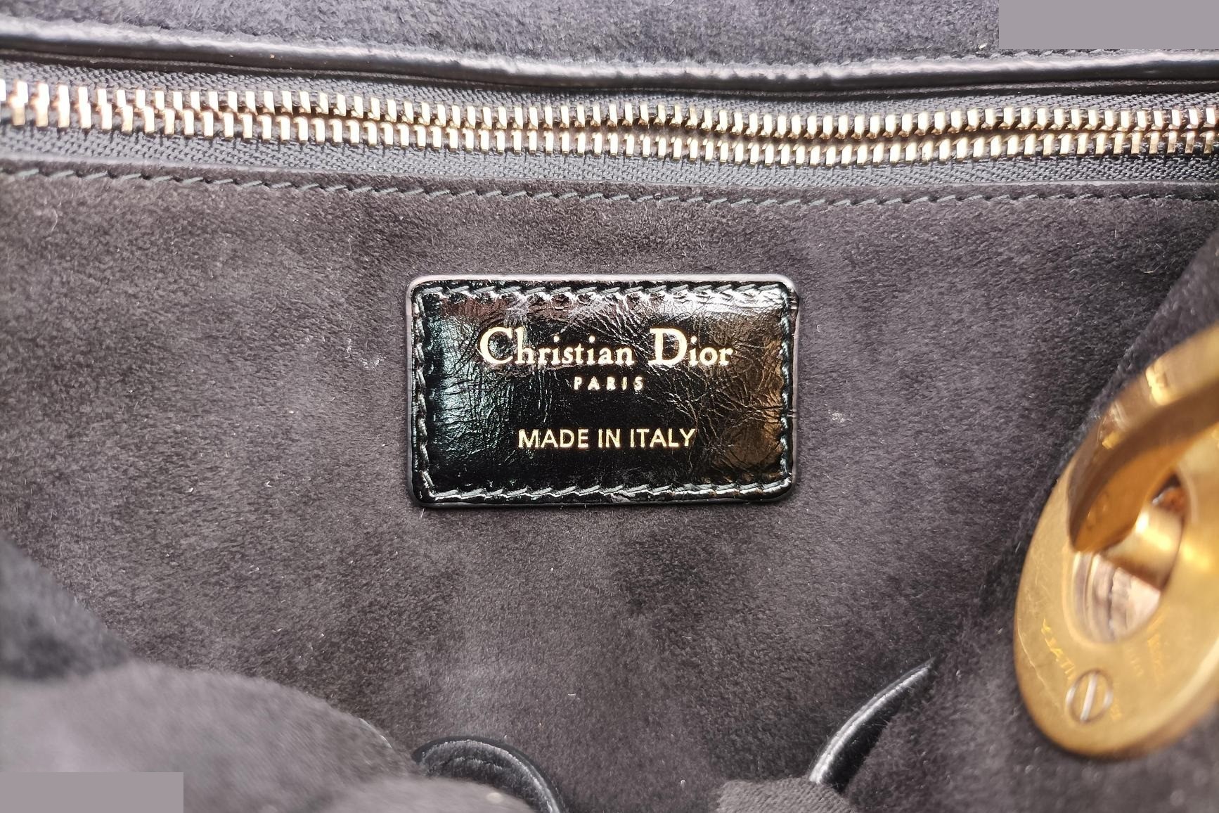 Lady Dior Lambskin Black — view 7