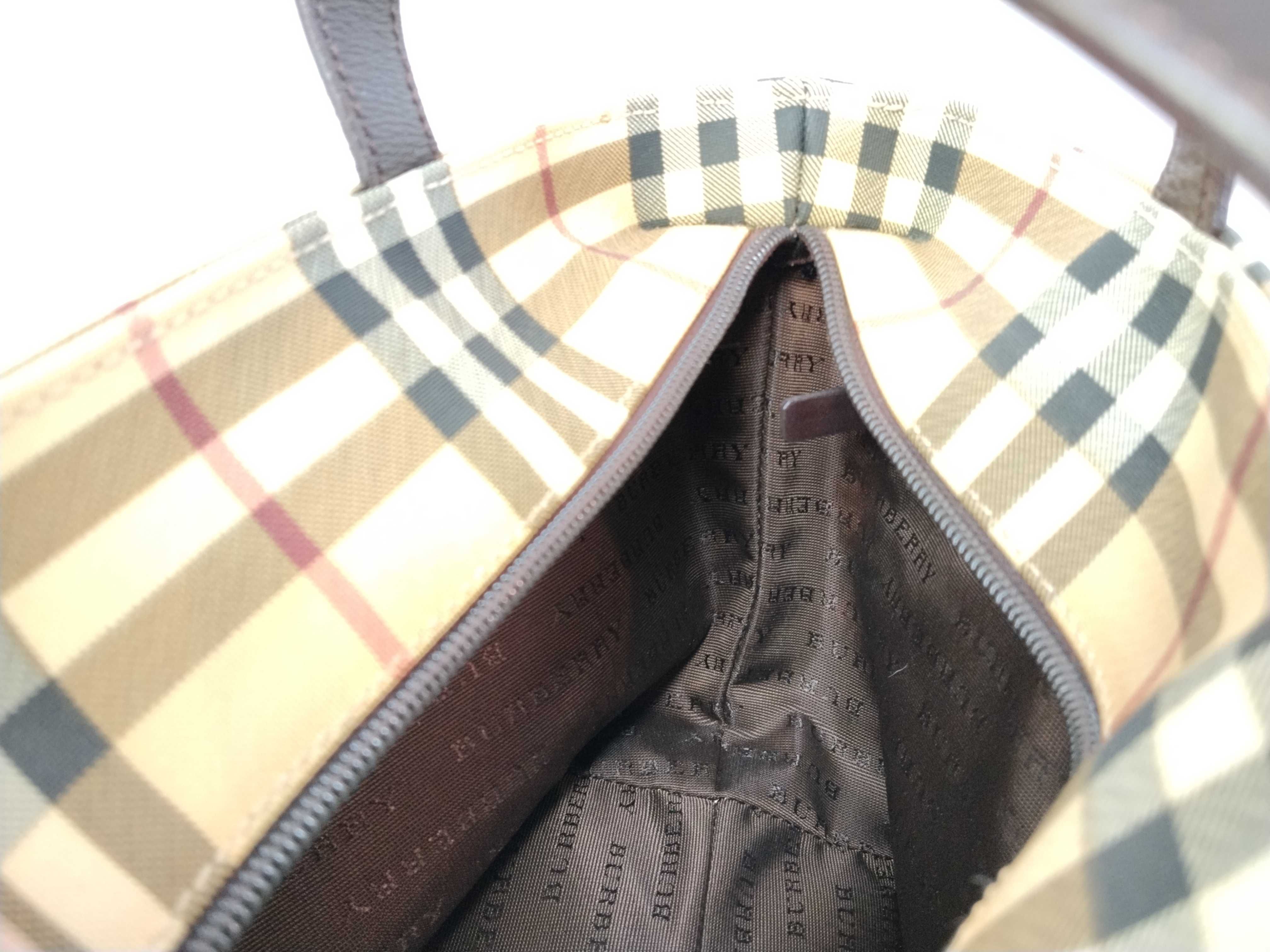 D. Nova Check Pattern Tote Bag — view 11