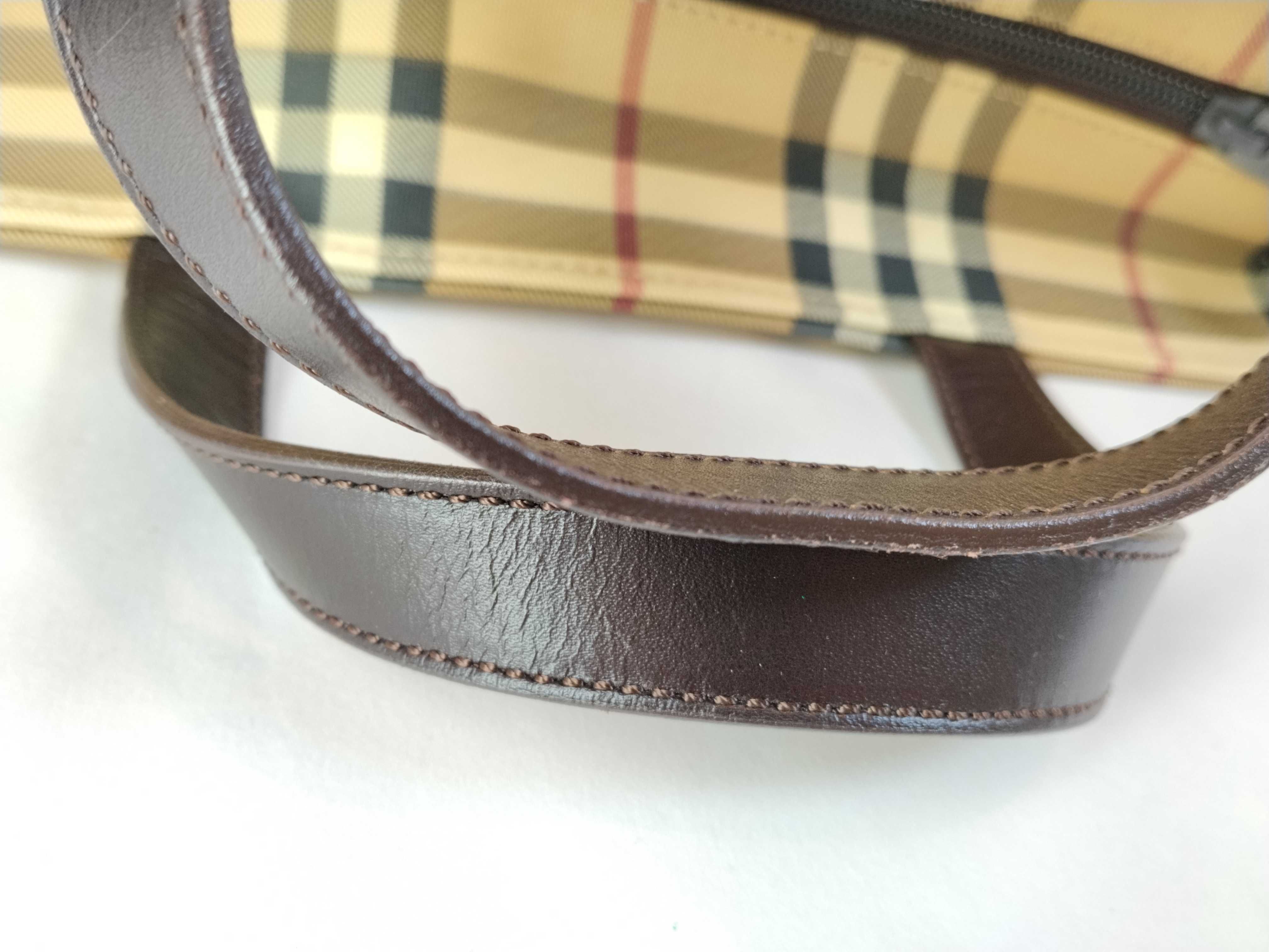 D. Nova Check Pattern Tote Bag — view 4