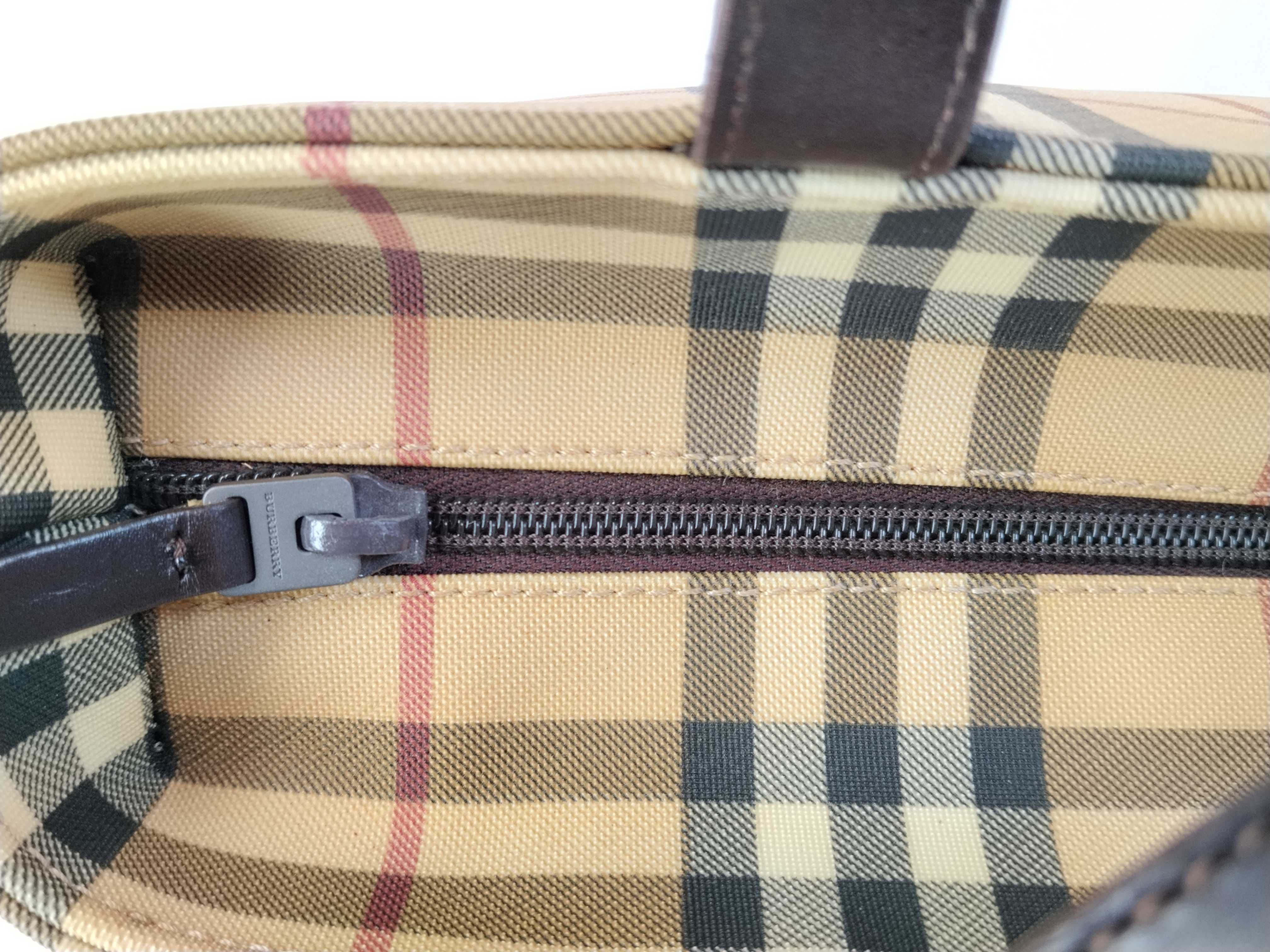 D. Nova Check Pattern Tote Bag — view 9