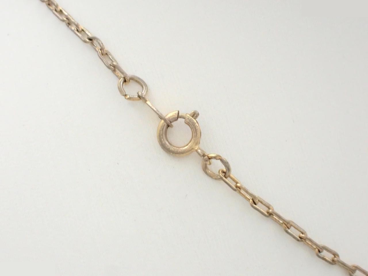 Necklace, made in 1977, chain approximately 38cm long. — view 2