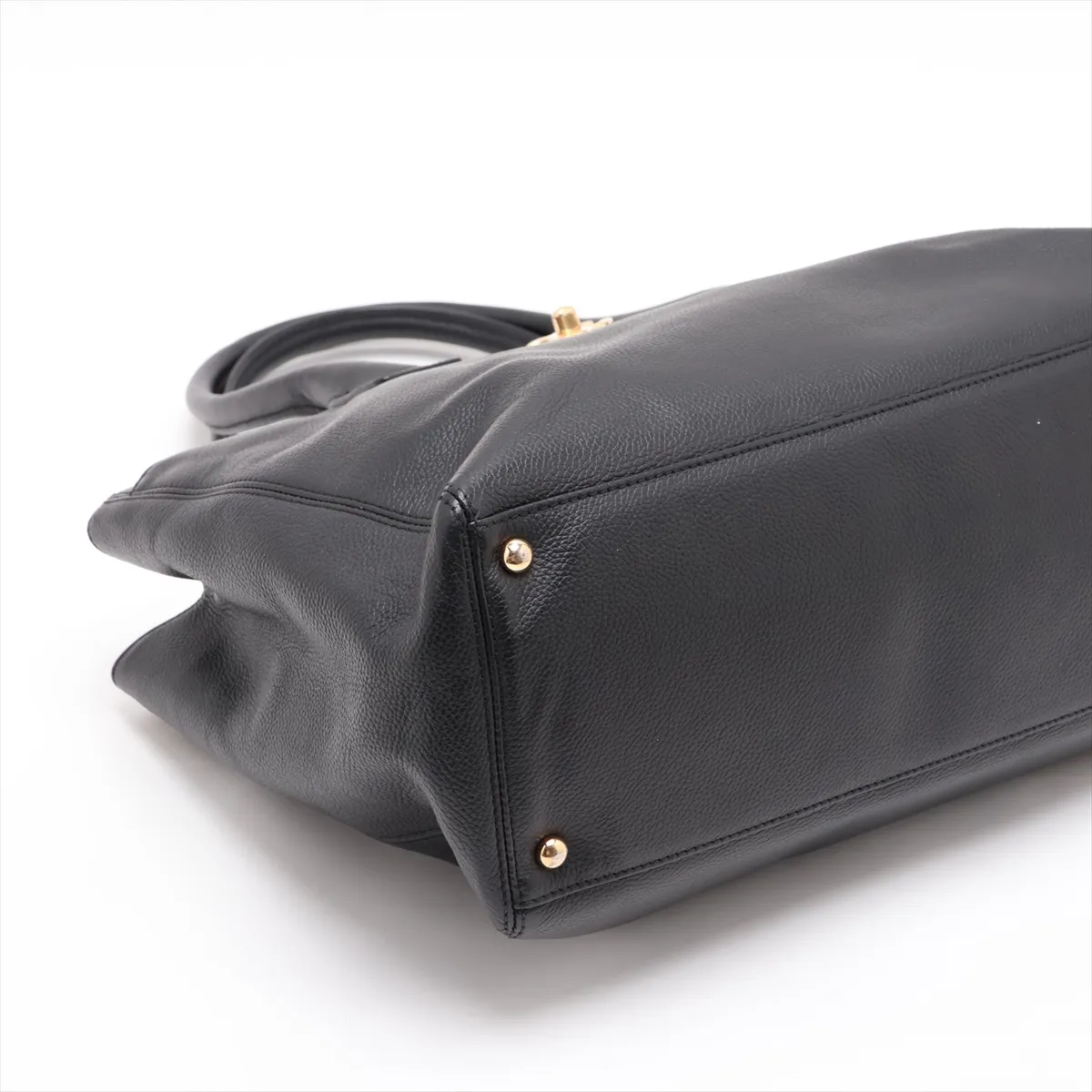 [Individually packaged] Chanel Executive Caviar Skin 2-Way Tote Bag, Black with Gold Hardware, 14844167, Series 14 — view 4