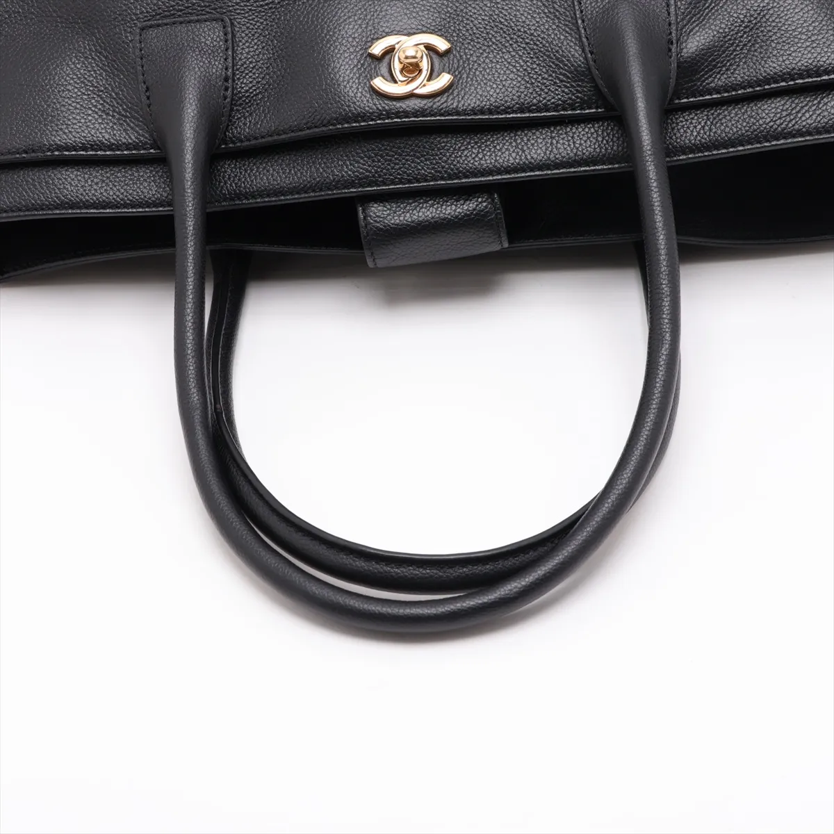 [Individually packaged] Chanel Executive Caviar Skin 2-Way Tote Bag, Black with Gold Hardware, 14844167, Series 14 — view 5