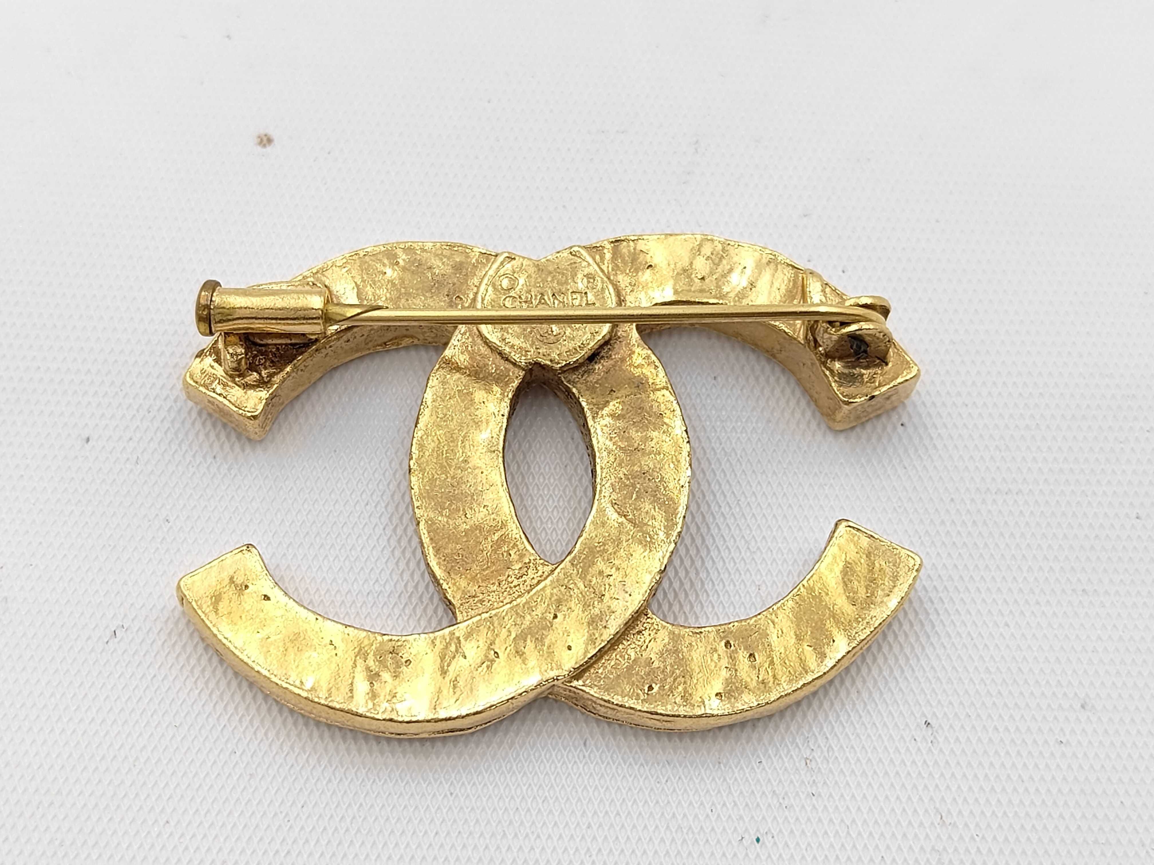 Coco Mark Rhinestone Brooch — view 2