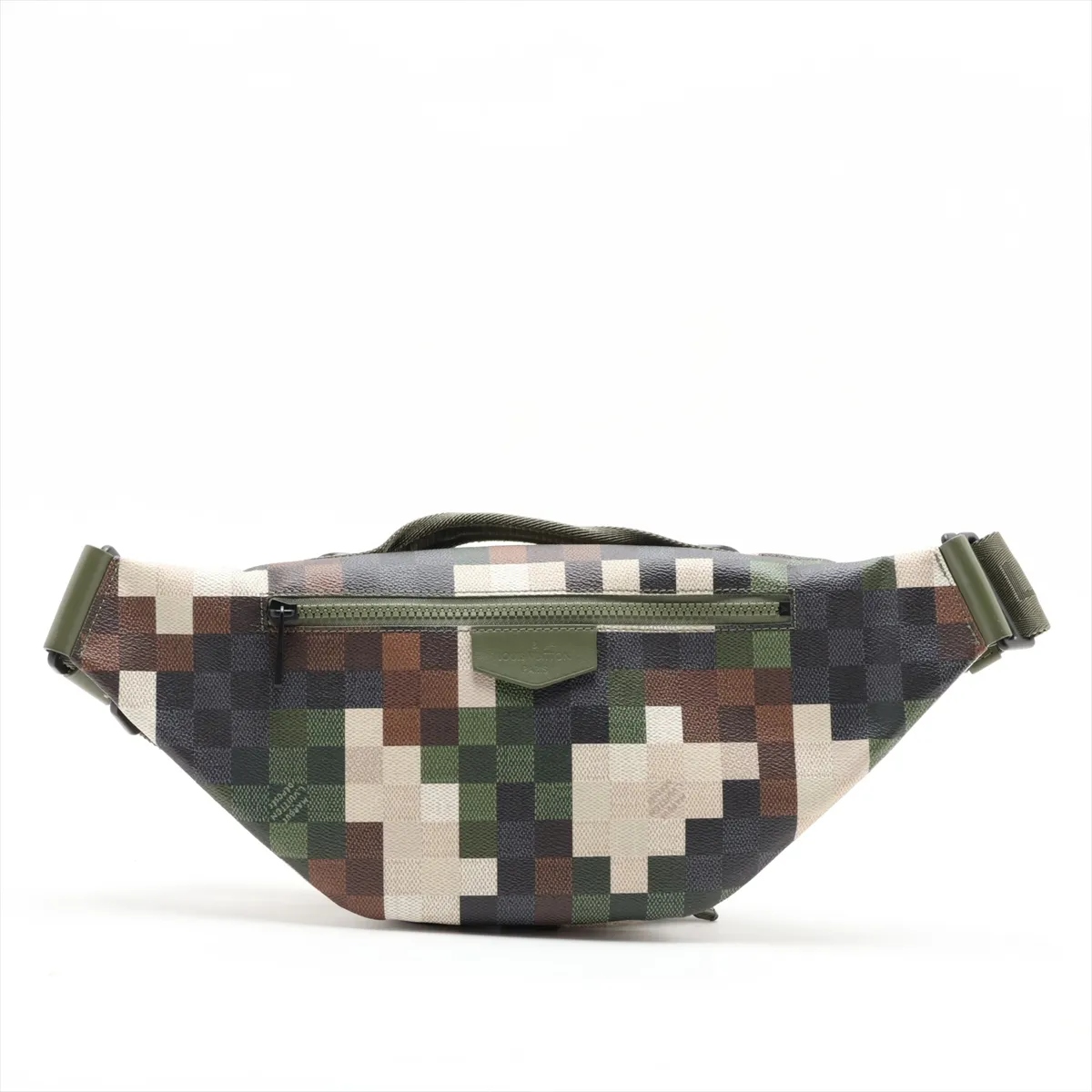 Damouflage Canvas Motion Bum Bag M24446 Green (RFID detected) — view 2
