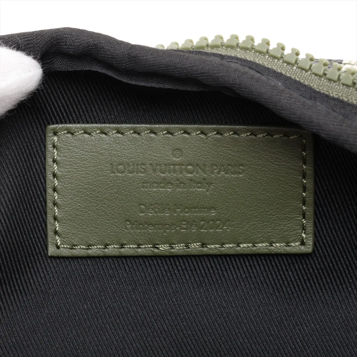 Damouflage Canvas Motion Bum Bag M24446 Green (RFID detected) — view 12