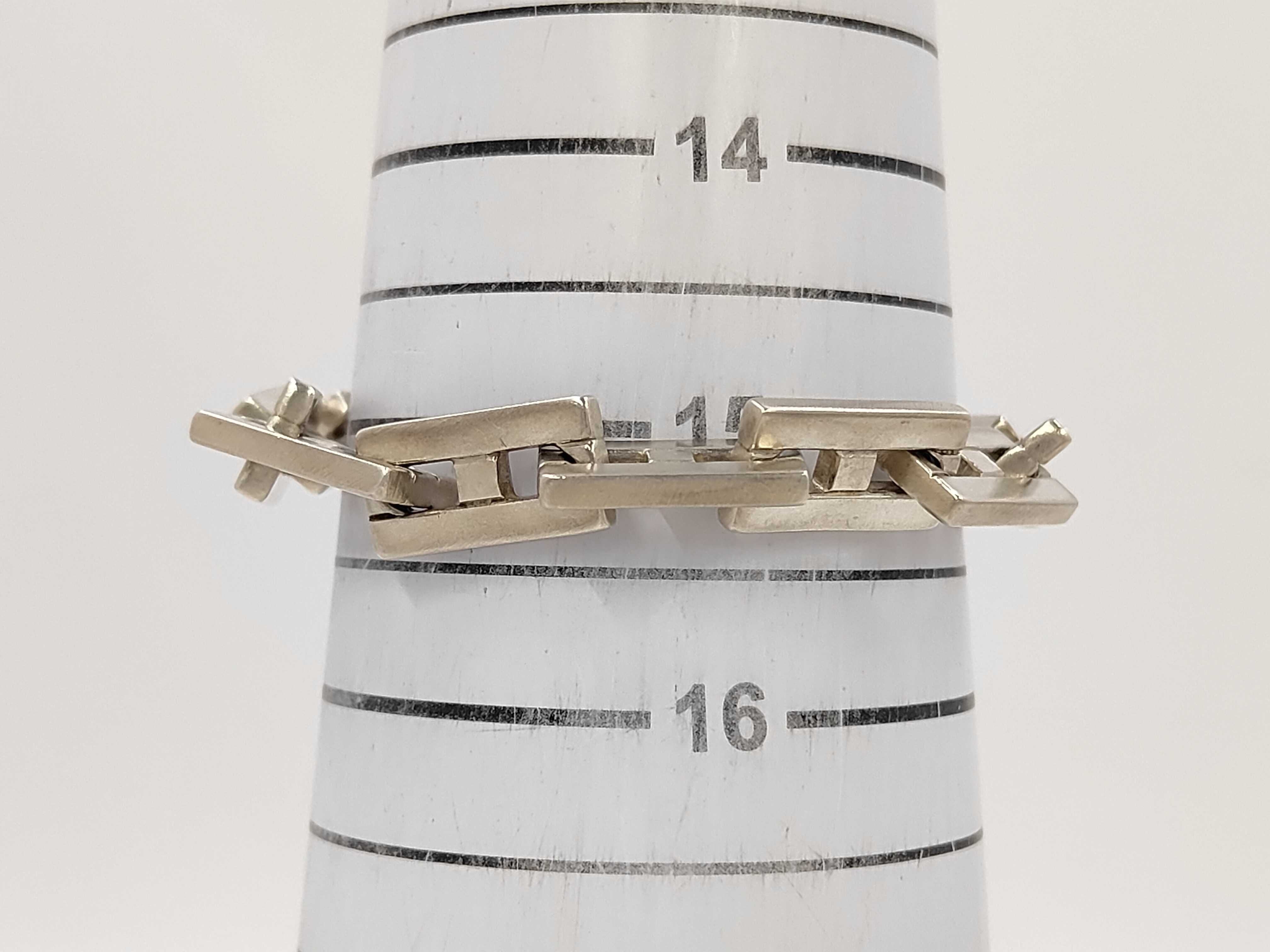 Hercules GM 14-link bracelet, 925 sterling silver, 47.1g. Bracelet/Bangle. — view 6