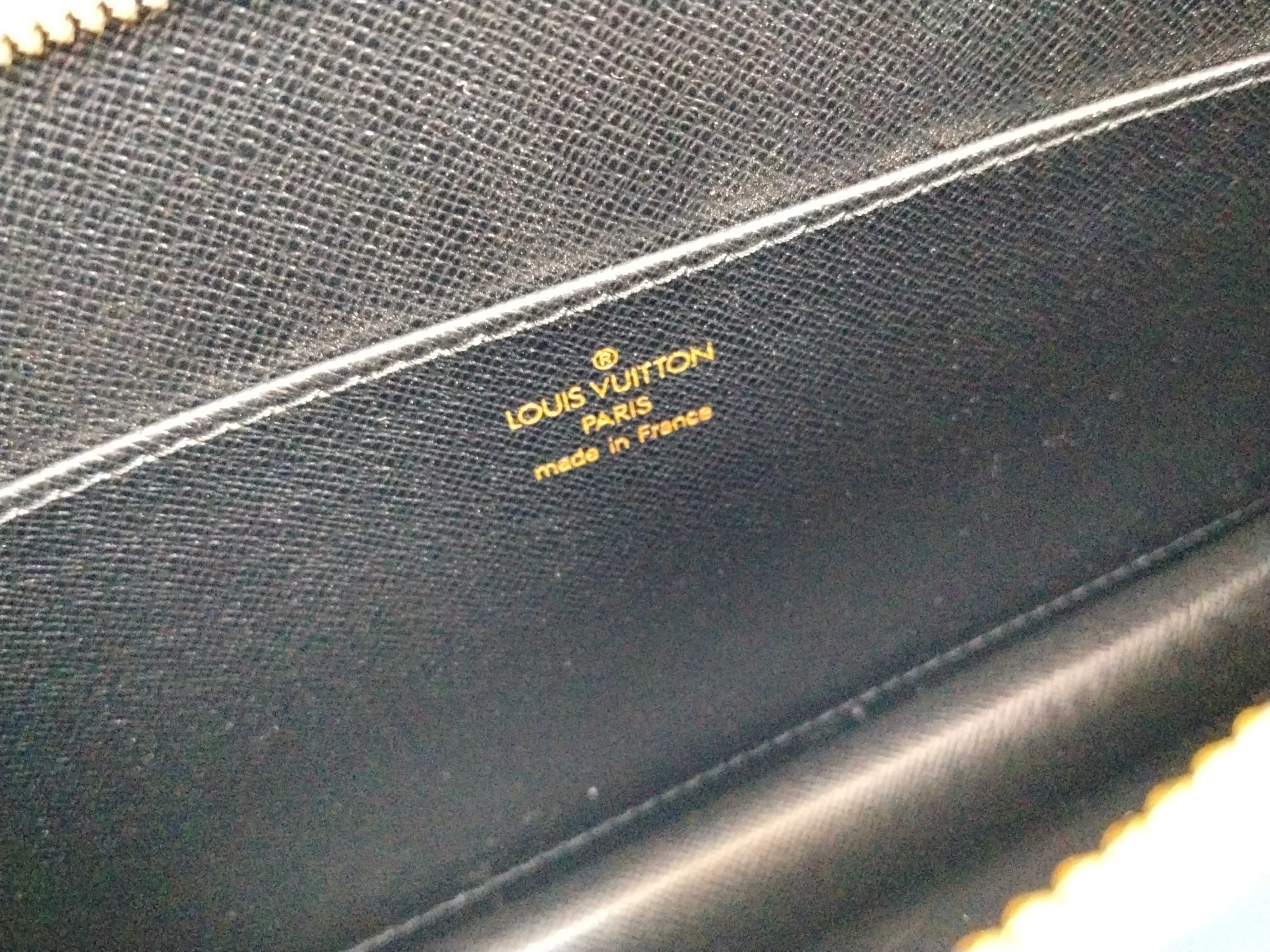Epi Leather Louis Vuitton Pochette Homme Second Bag — view 8