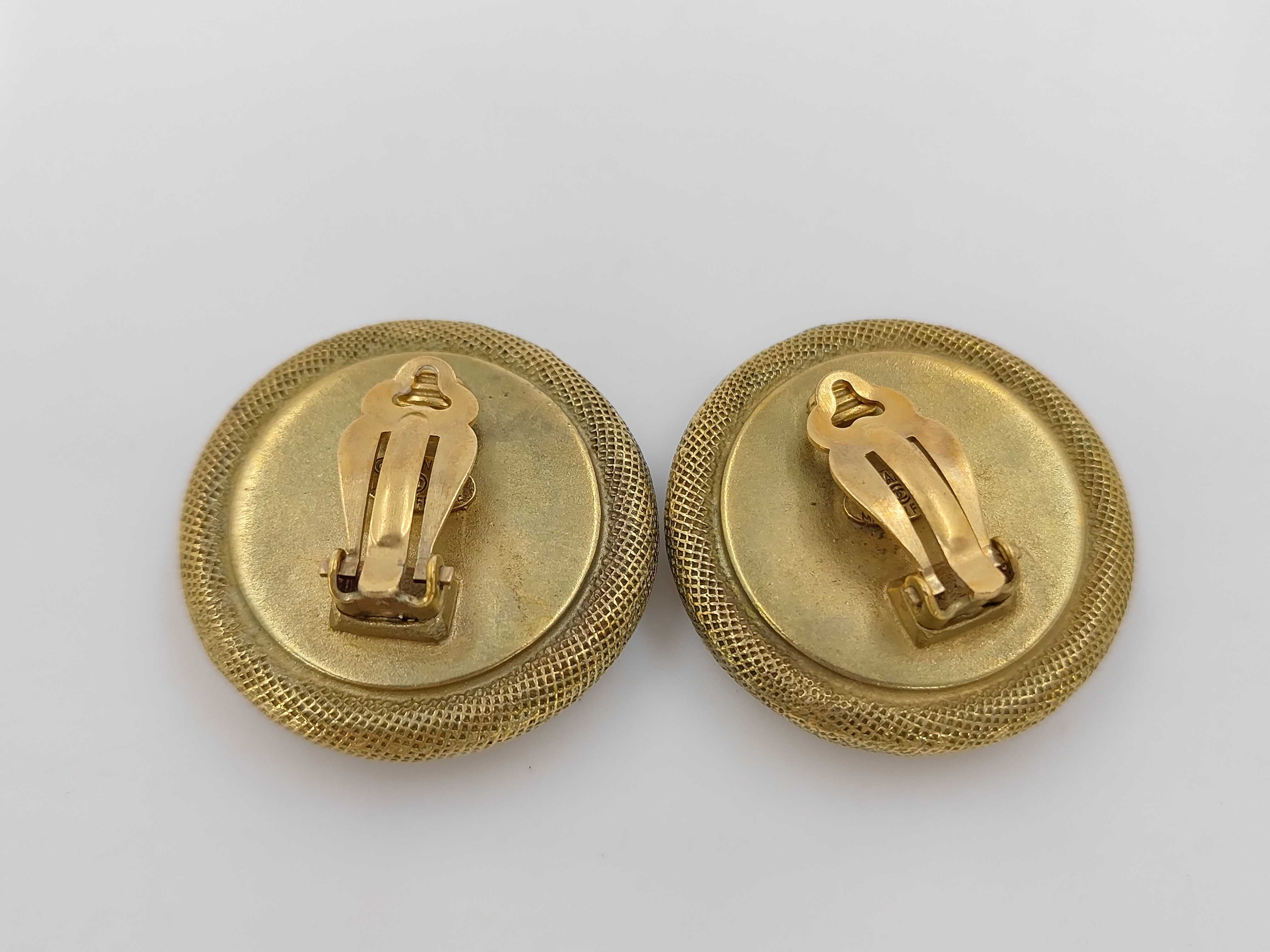 94A Coco Mark Black Large Earrings — view 2