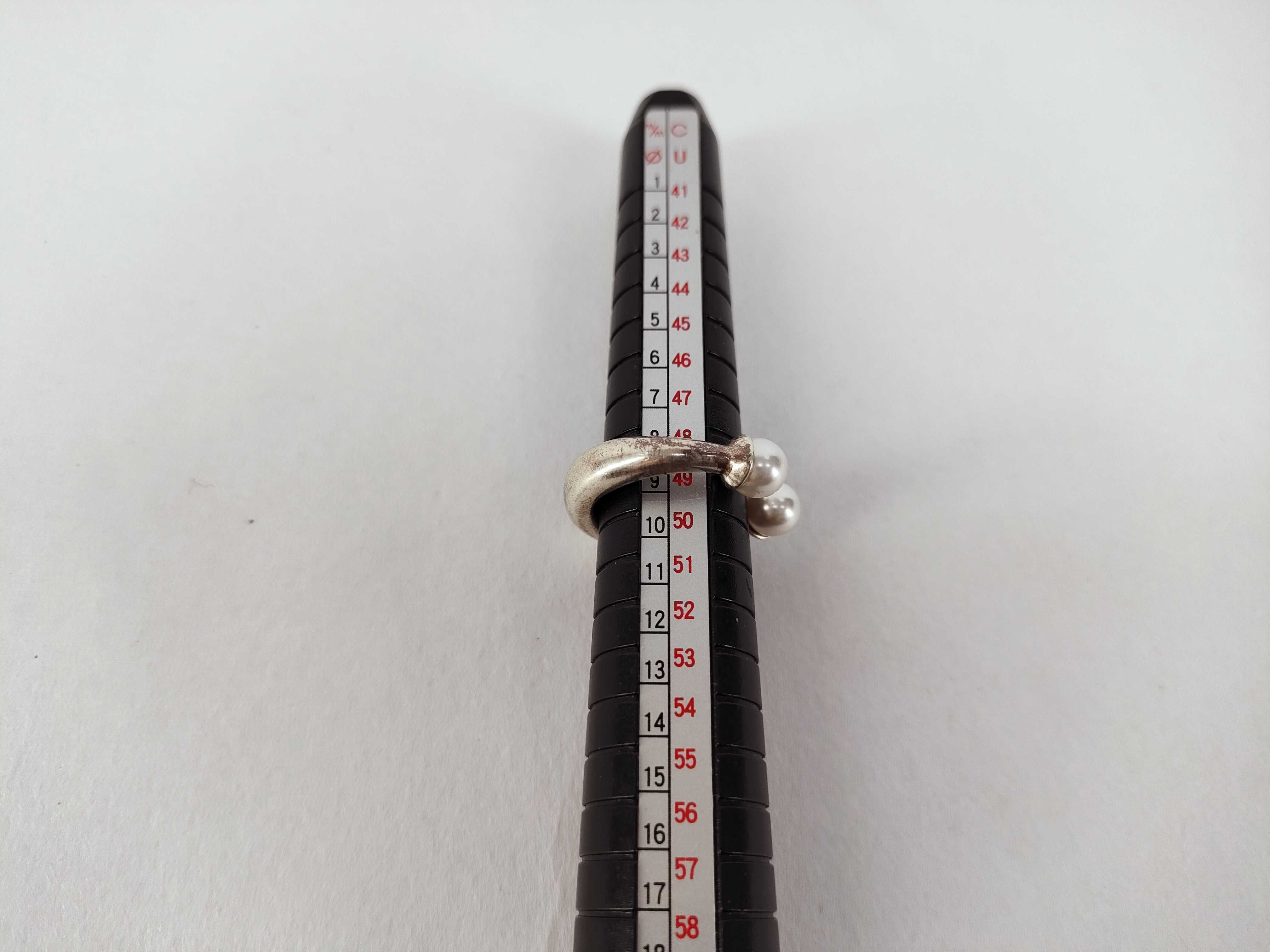 Tribal Pearl Ring, Size M — view 11