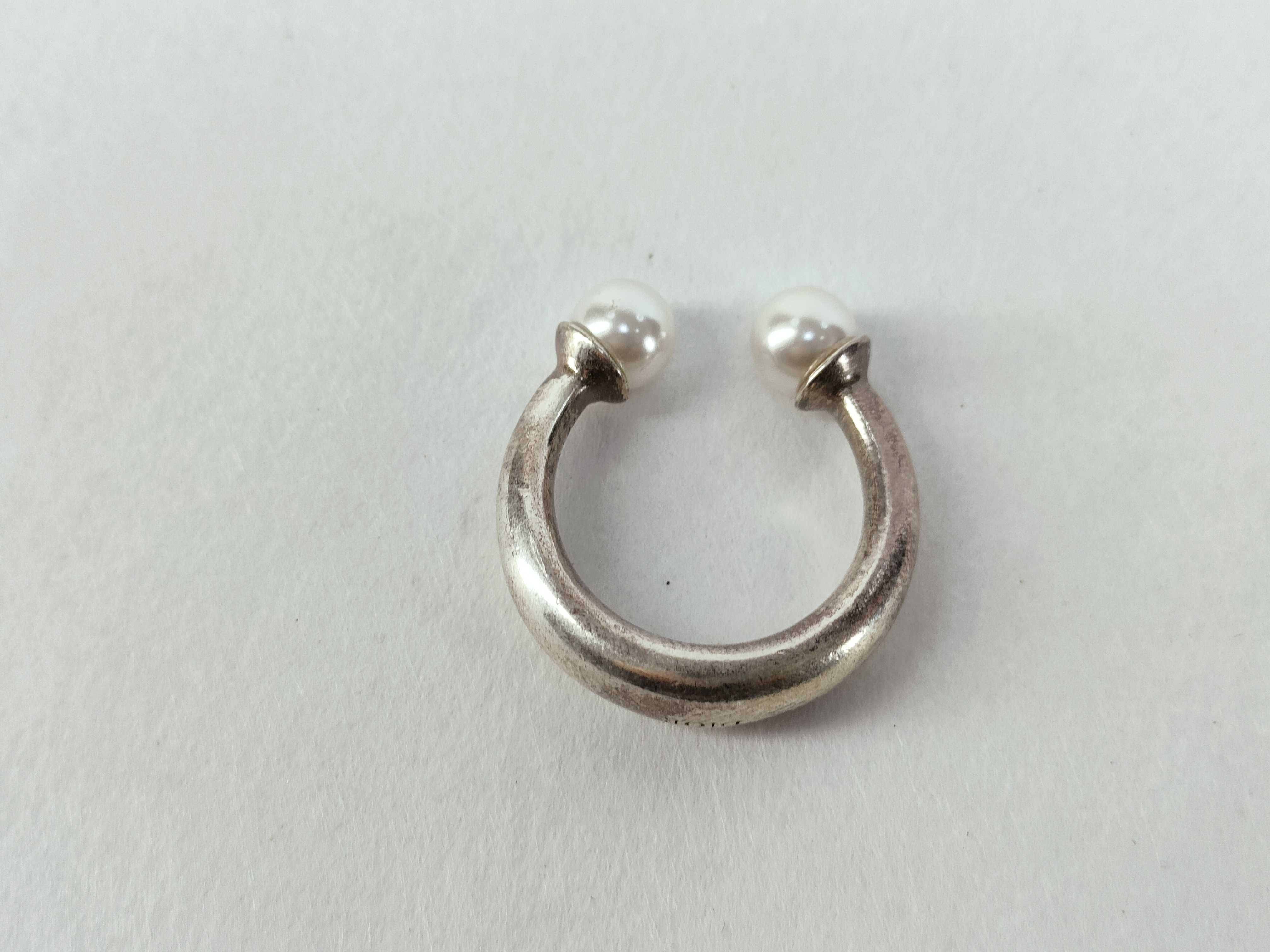 Tribal Pearl Ring, Size M — view 4