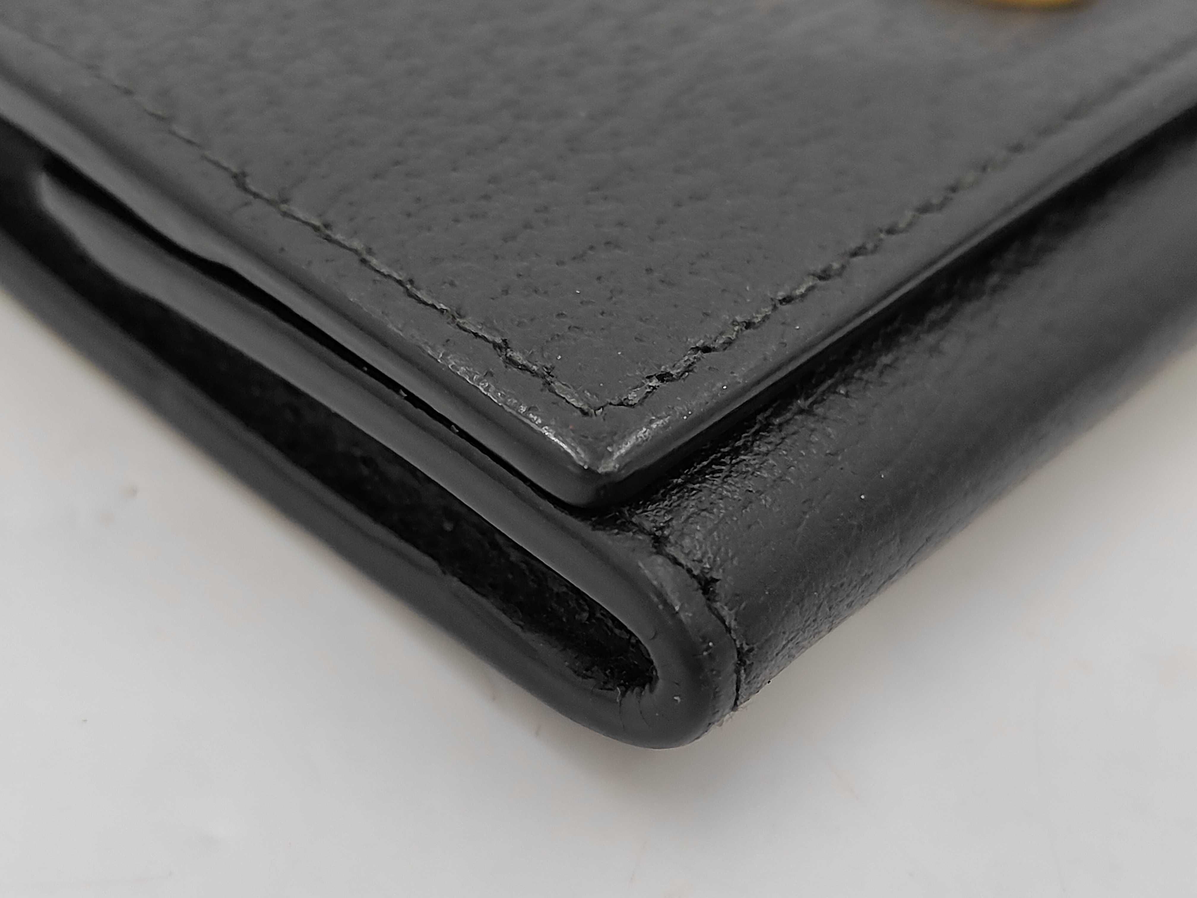 Petite Marmont Coin Case, Leather, Black, 473959 Wallet — view 3