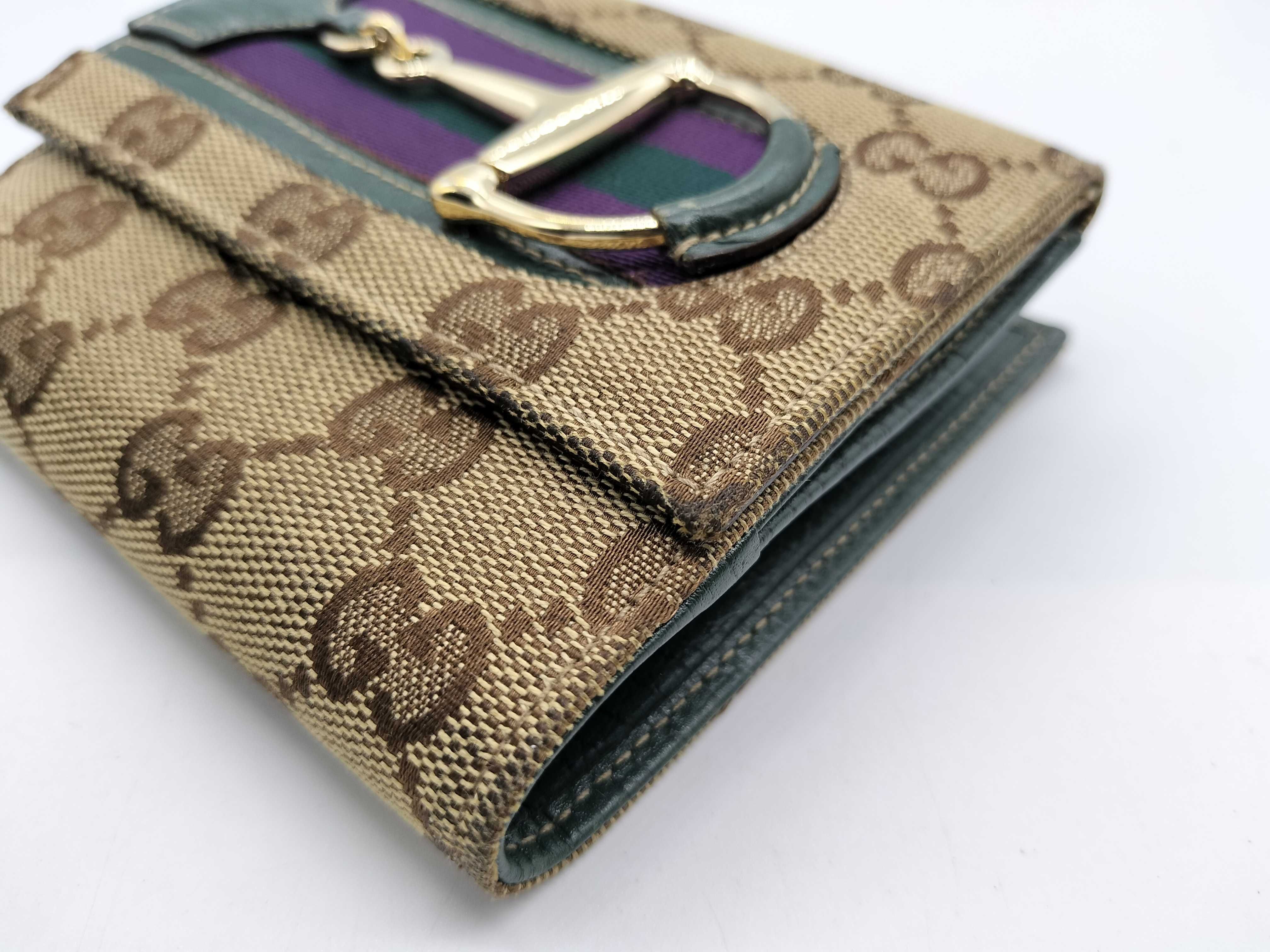 GG Canvas Horsebit Wallet — view 14