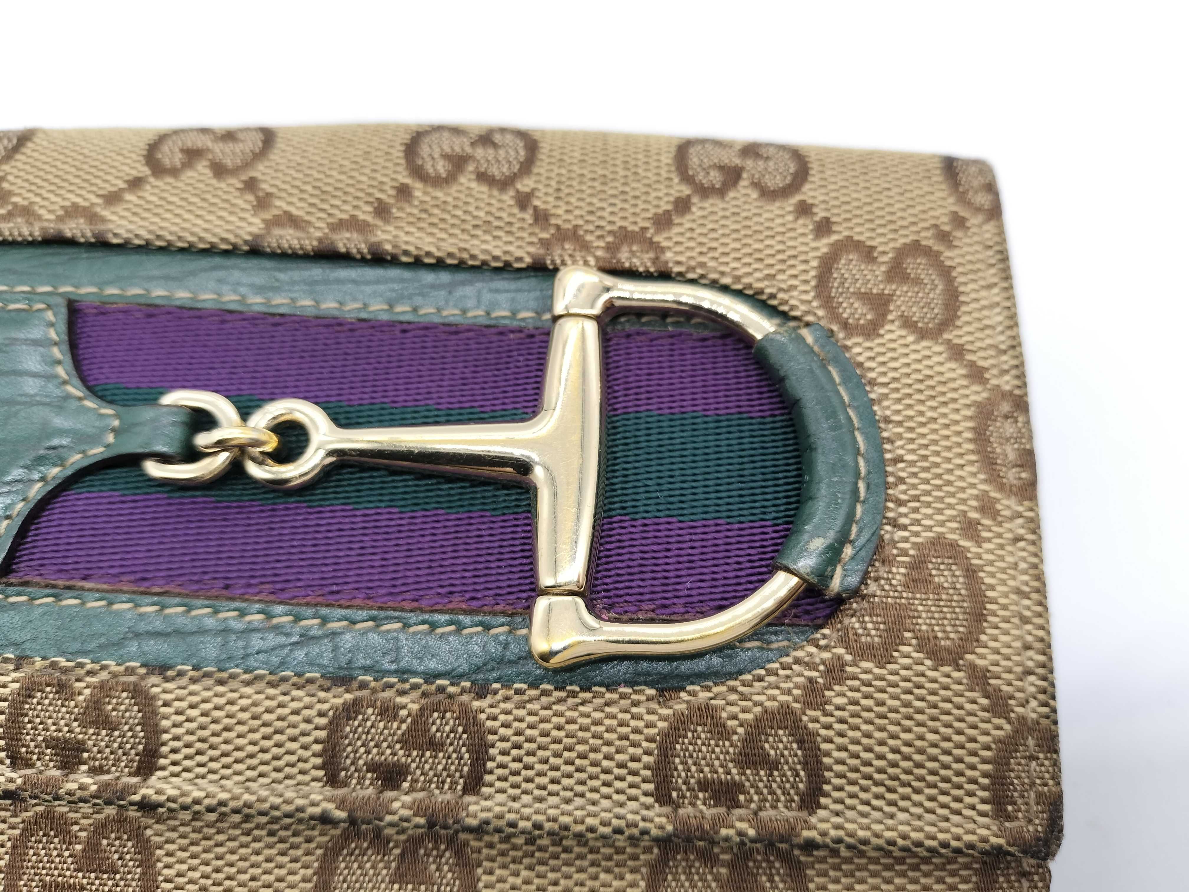 GG Canvas Horsebit Wallet — view 15