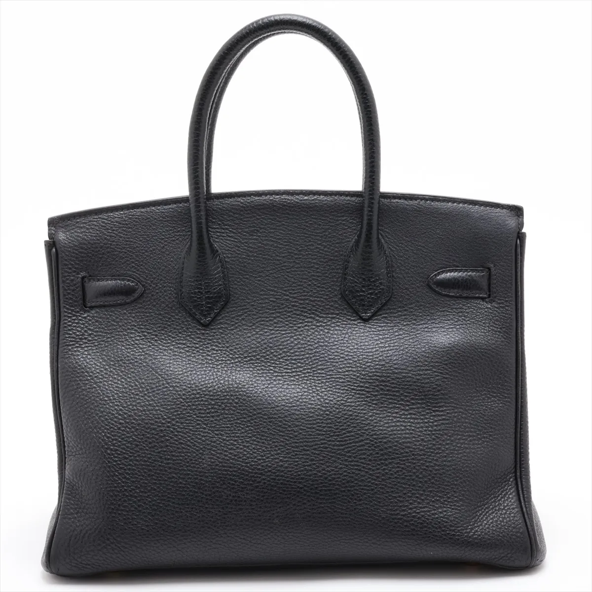 [Individually packaged] Hermes Birkin 30 Letournée Togo Black Gold Hardware C: 1999 Handle edges have been repaired by an aftermarket company — view 2