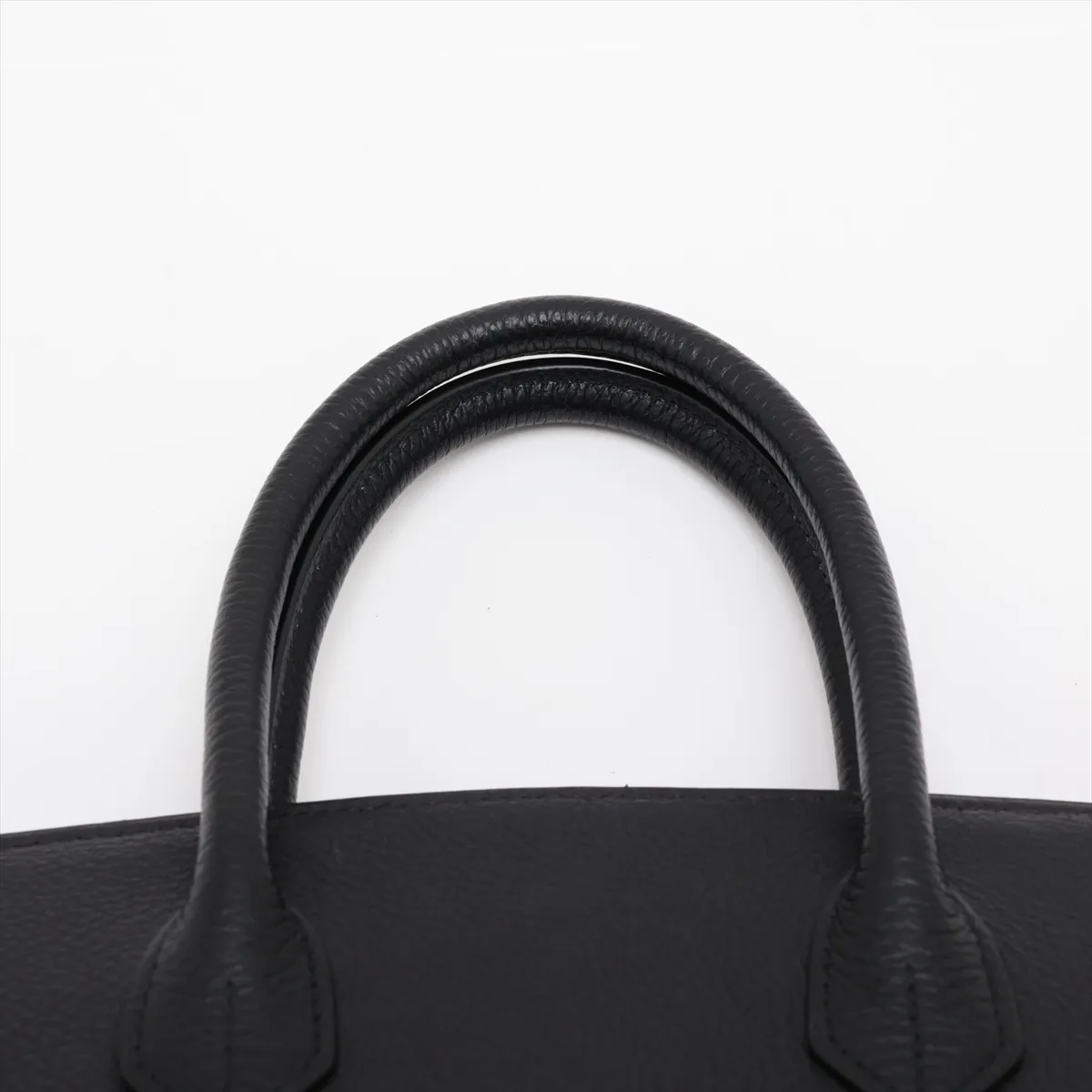 [Individually packaged] Hermes Birkin 30 Letournée Togo Black Gold Hardware C: 1999 Handle edges have been repaired by an aftermarket company — view 6