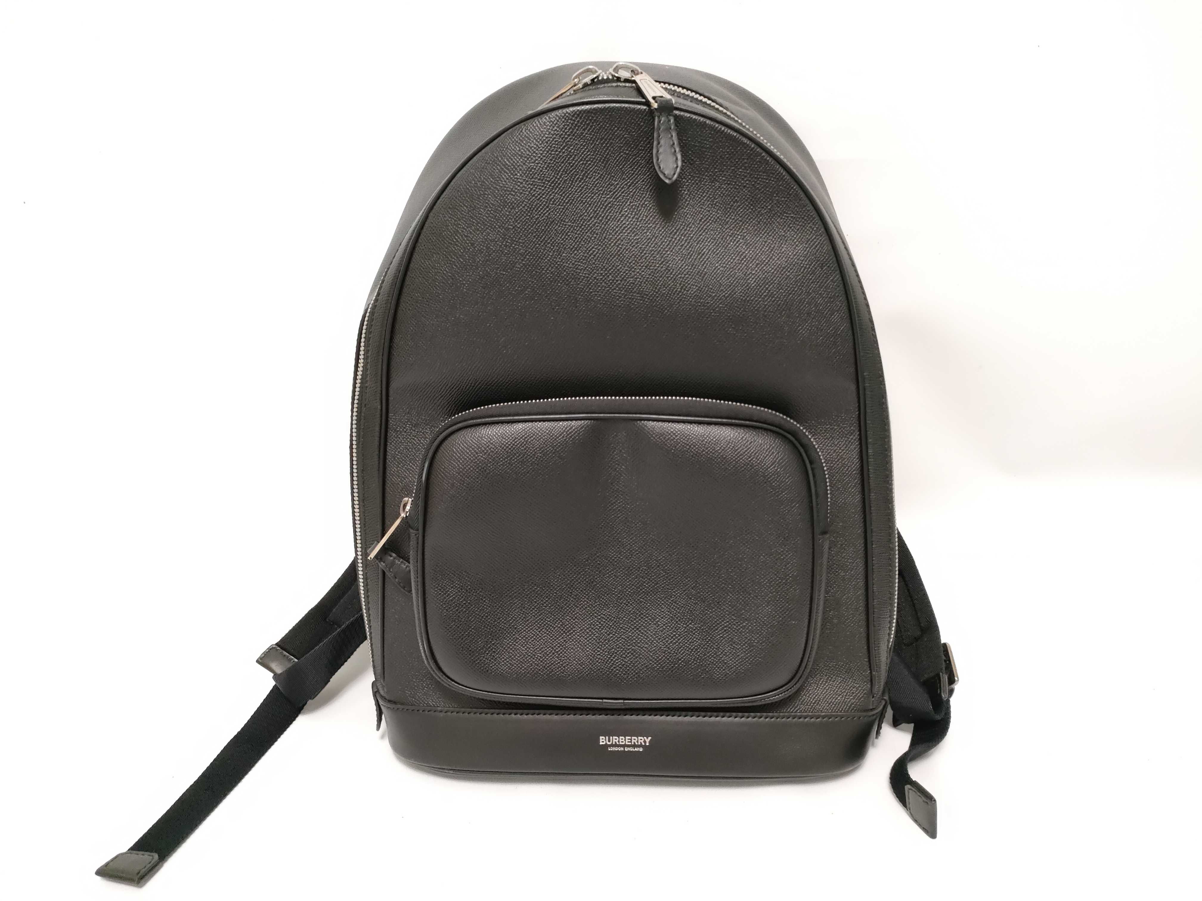 Leather Backpack, Black Rucksack