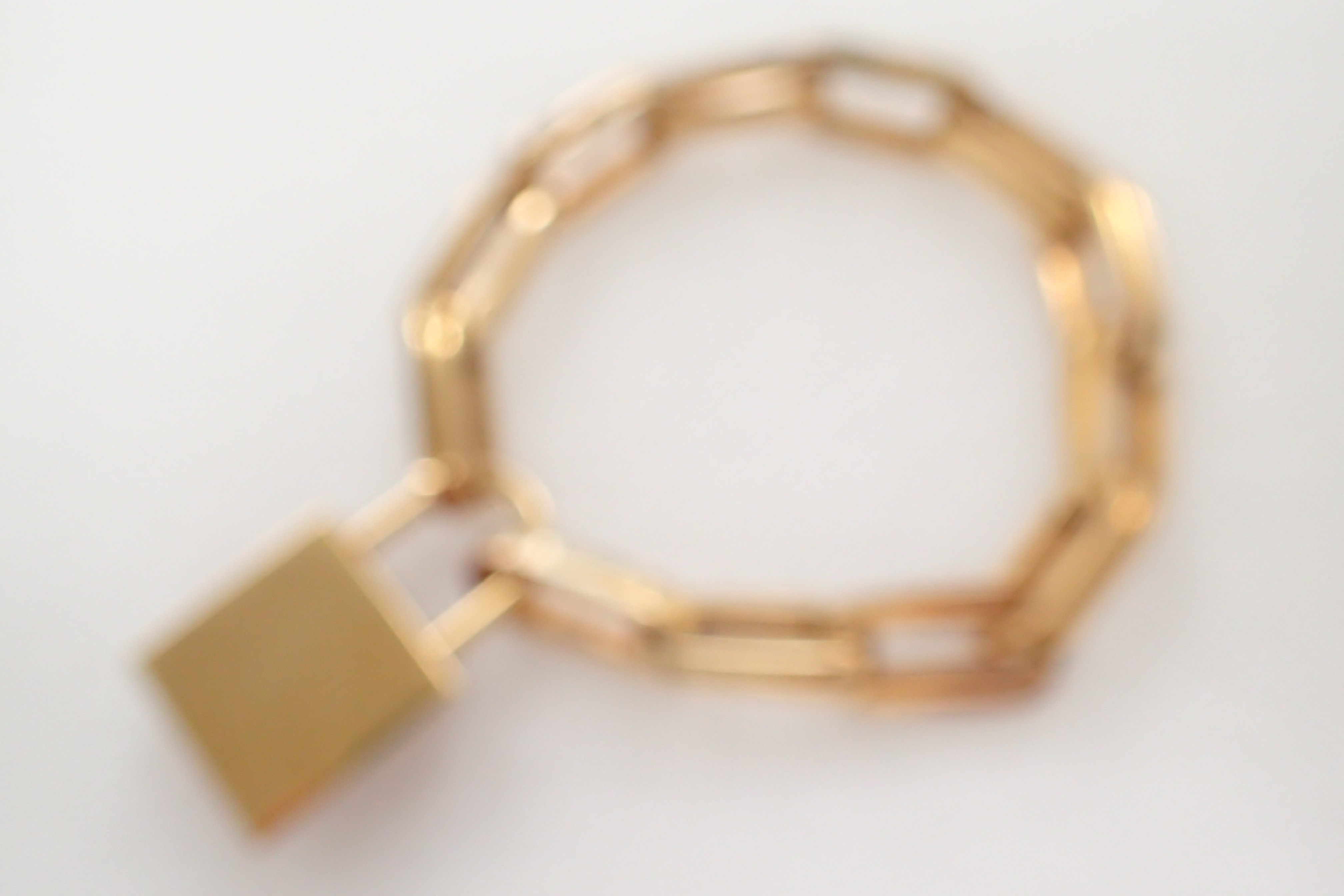 Gold-colored Boucle d'Oreille Chain Bracelet (Bracelet/Bangle) — view 5