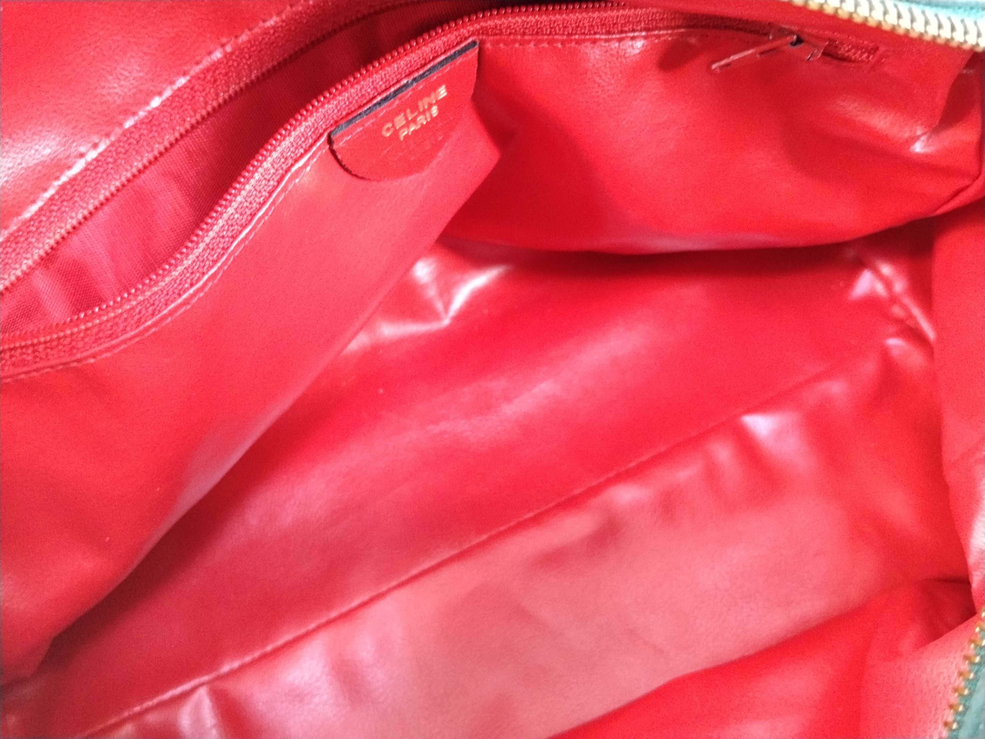 Suede Handbag with Circle Hardware, Green Handbag — view 11