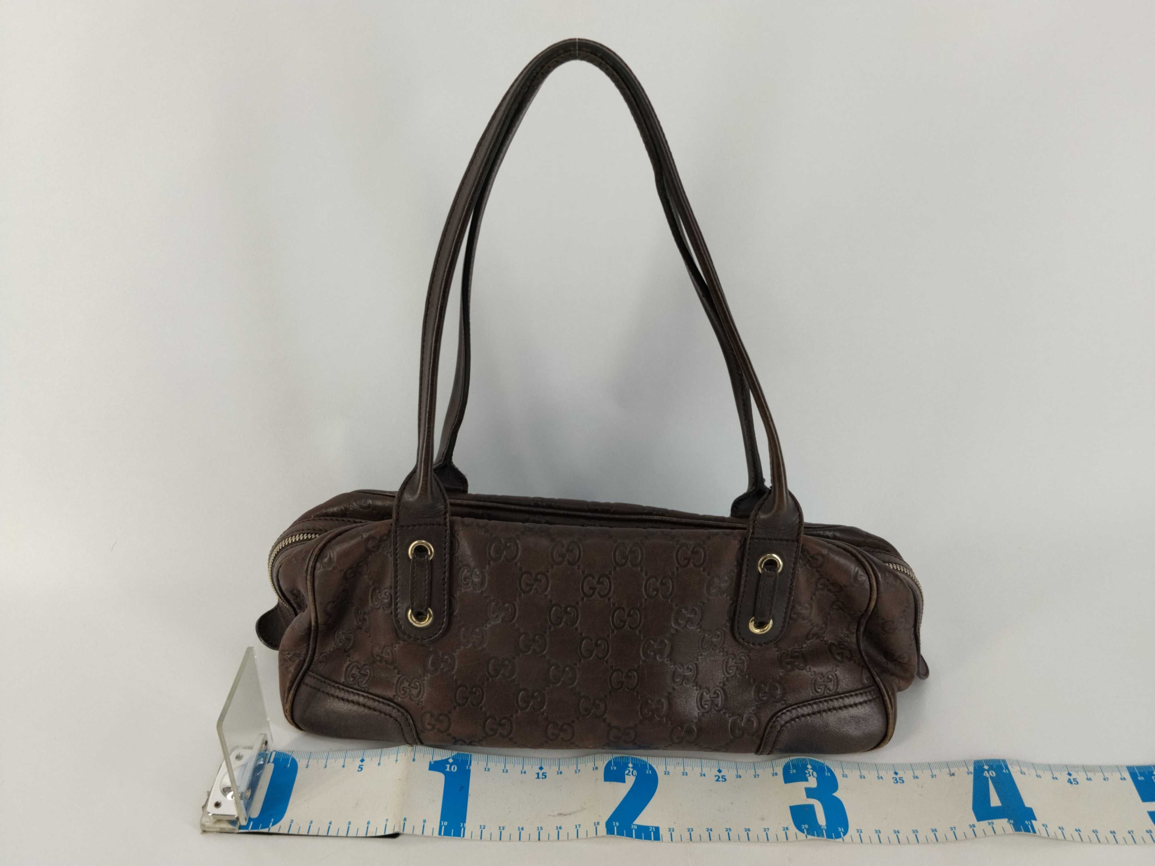 Guccissima Princy Leather Handbag Brown 161720 Handbag — view 2
