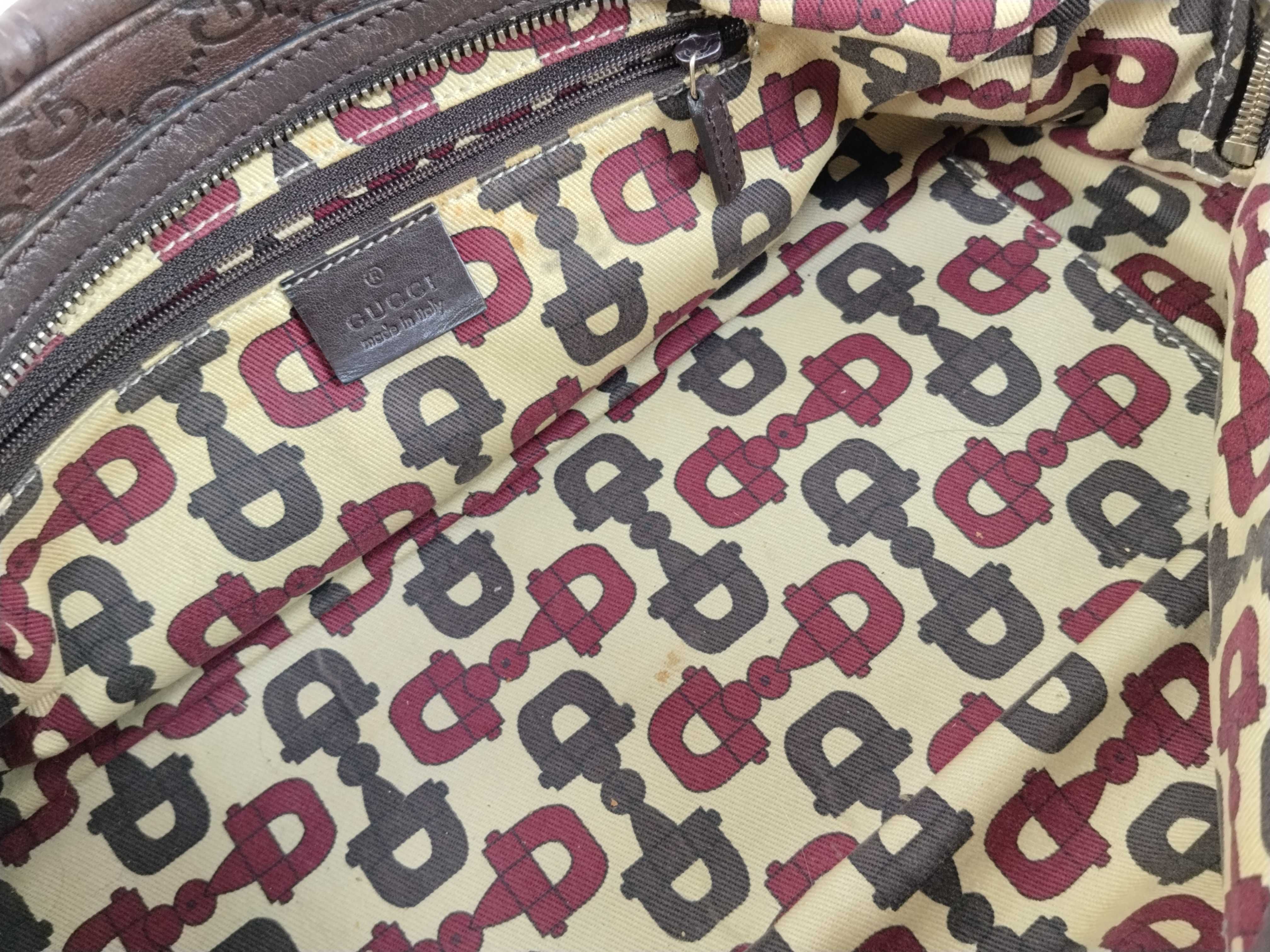 Guccissima Princy Leather Handbag Brown 161720 Handbag — view 11