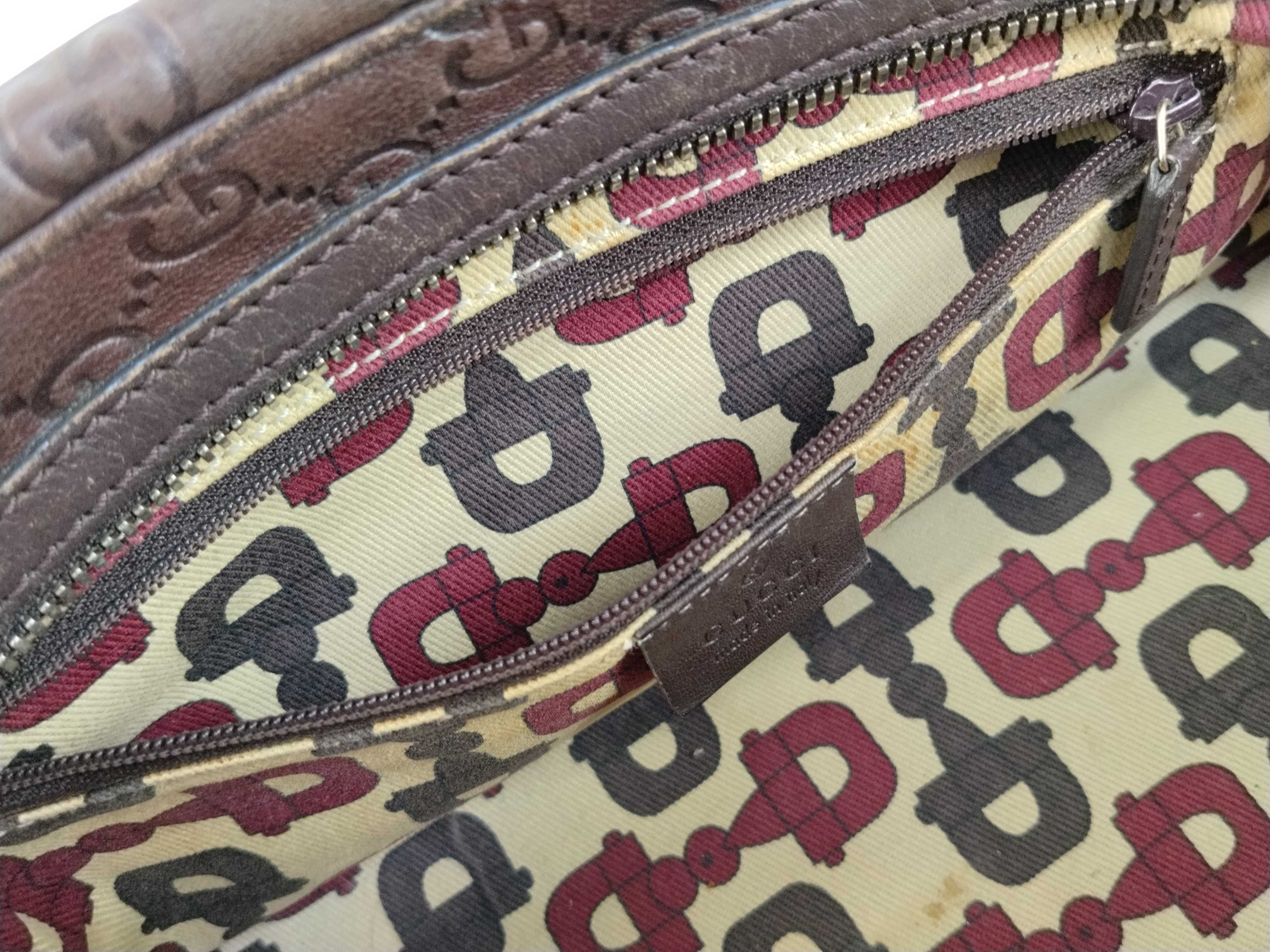 Guccissima Princy Leather Handbag Brown 161720 Handbag — view 13