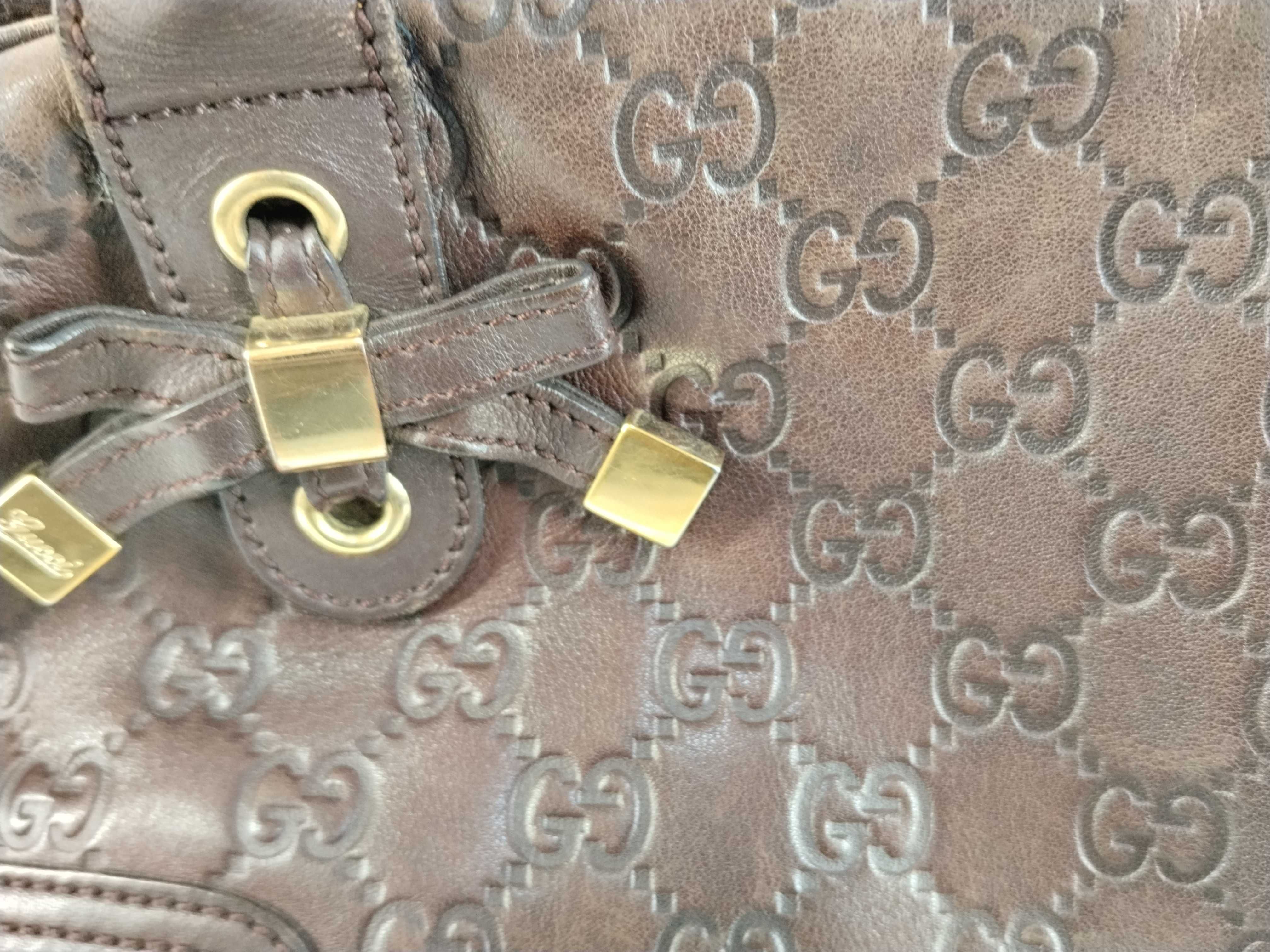 Guccissima Princy Leather Handbag Brown 161720 Handbag — view 14