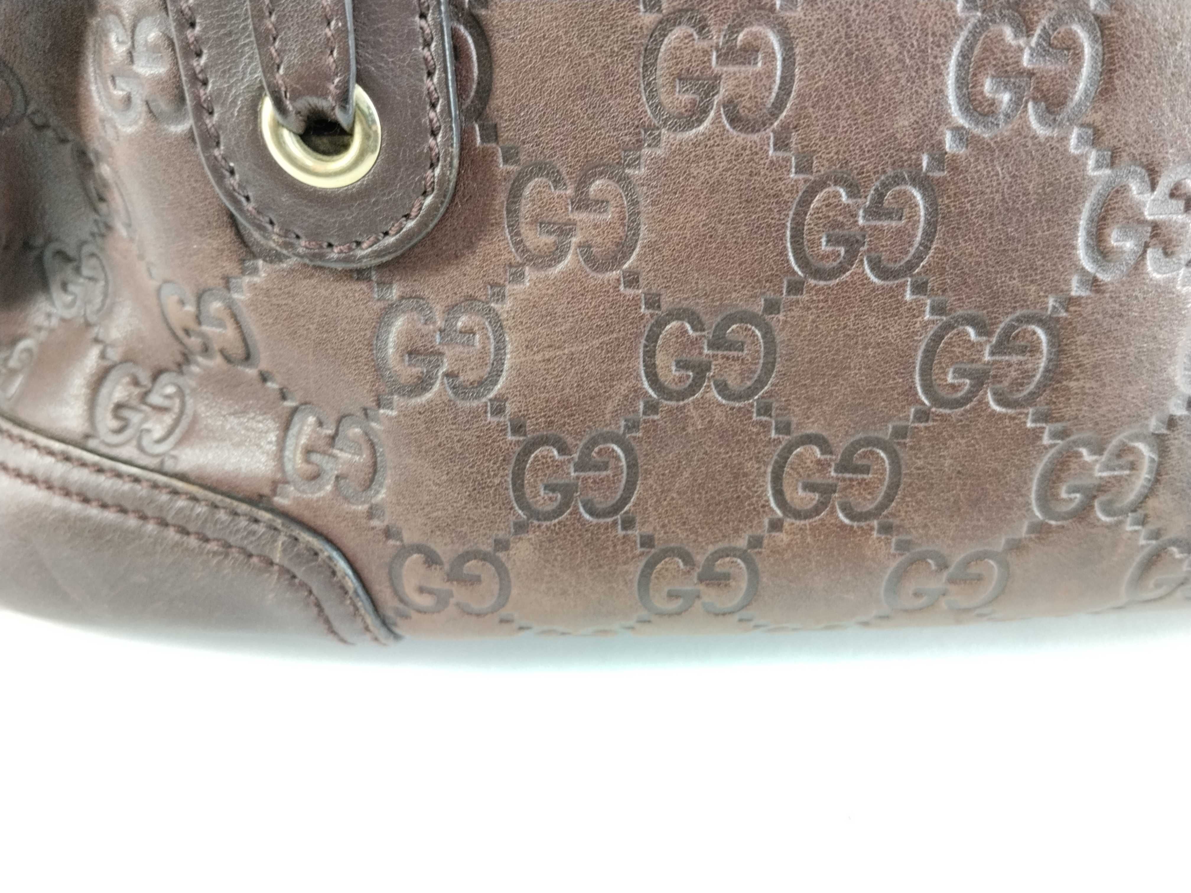 Guccissima Princy Leather Handbag Brown 161720 Handbag — view 15