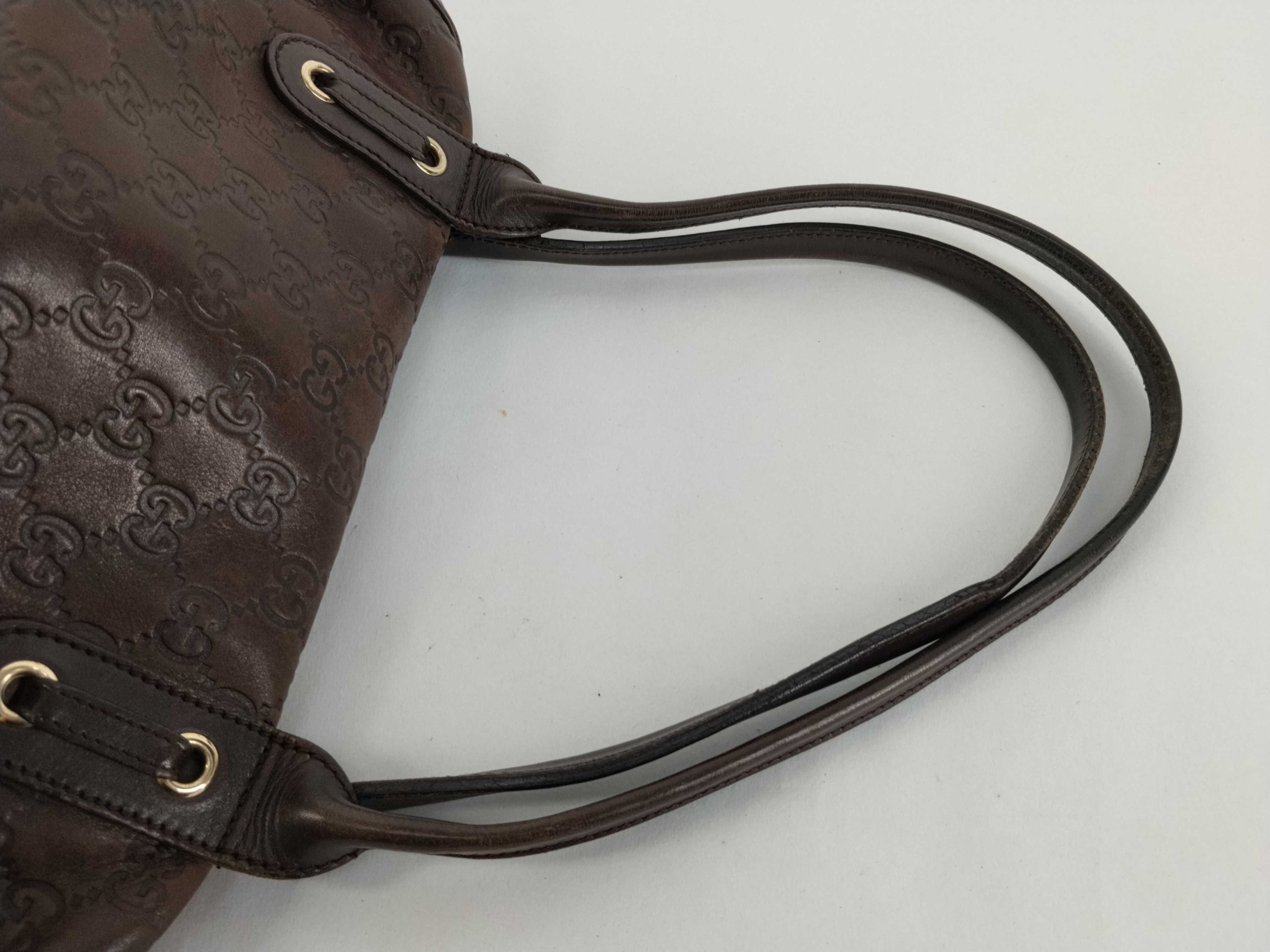 Guccissima Princy Leather Handbag Brown 161720 Handbag — view 3