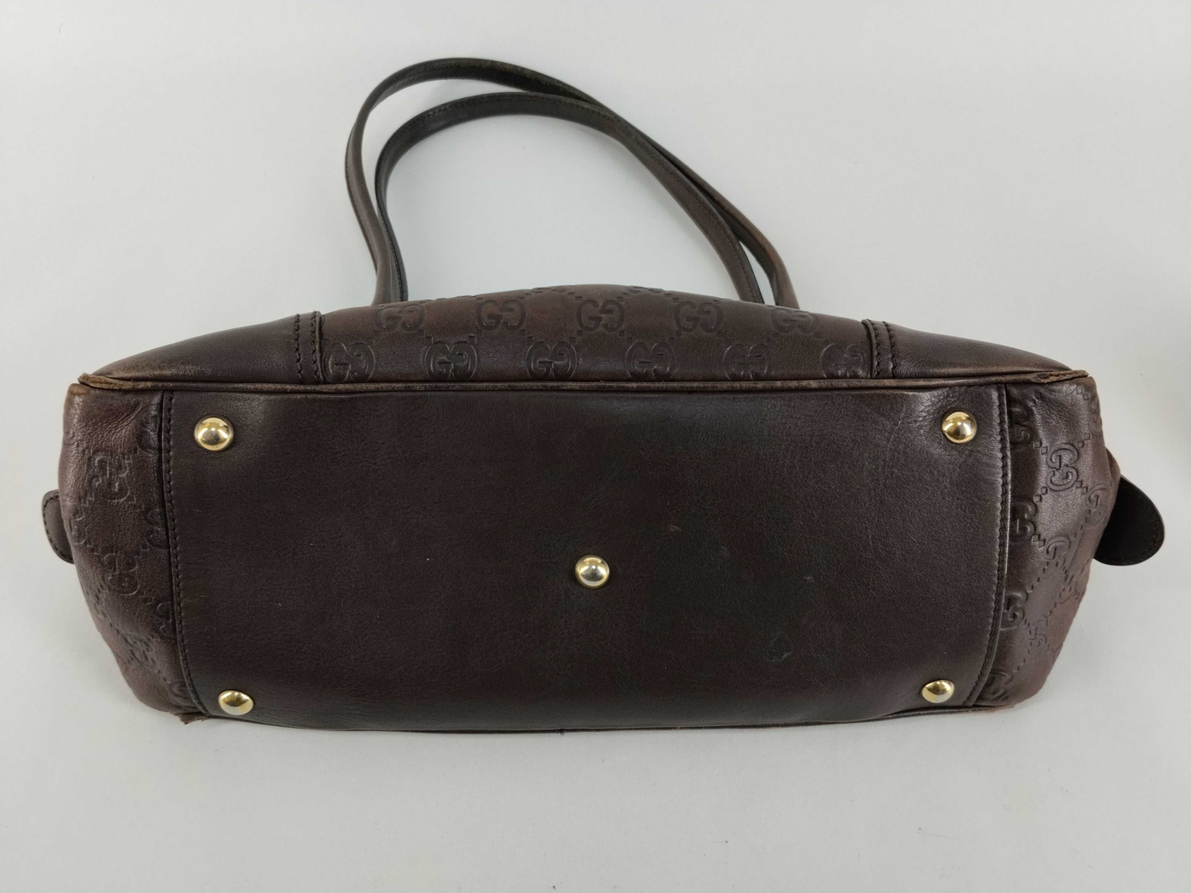 Guccissima Princy Leather Handbag Brown 161720 Handbag — view 7
