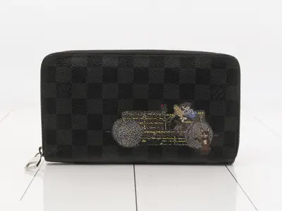 Damier Graphite Illustré Zippy Organizer