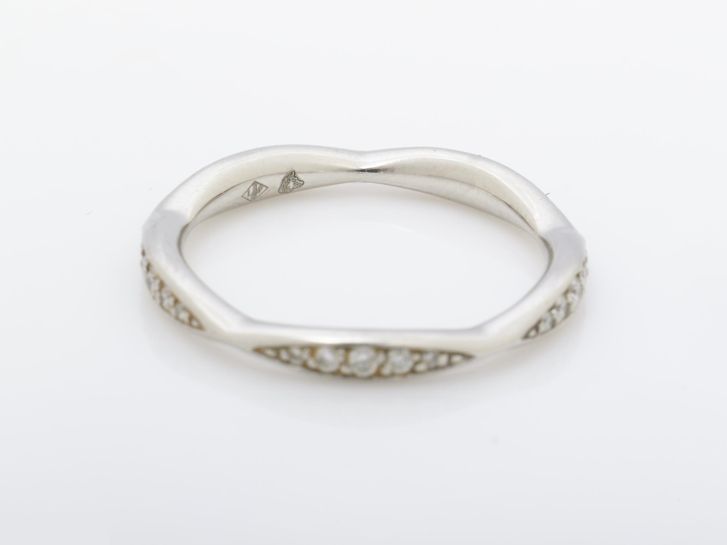 Camellia Collection Ring, PT950, approx. 3g, #50 — view 4
