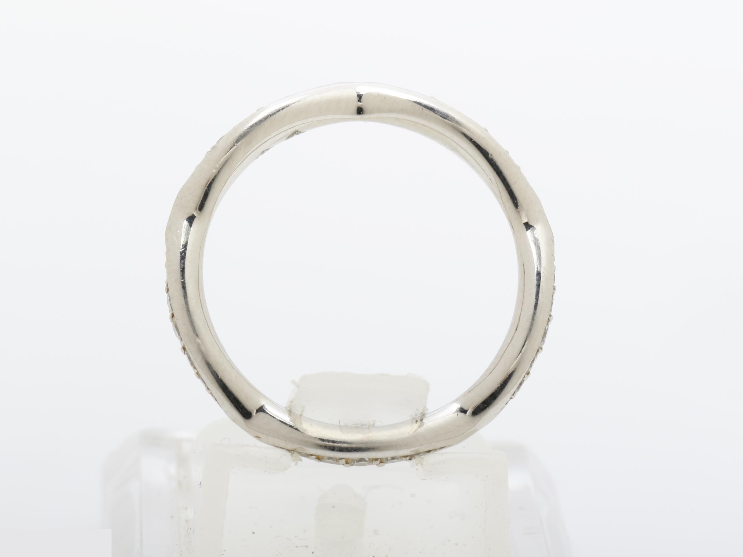 Camellia Collection Ring, PT950, approx. 3g, #50 — view 5