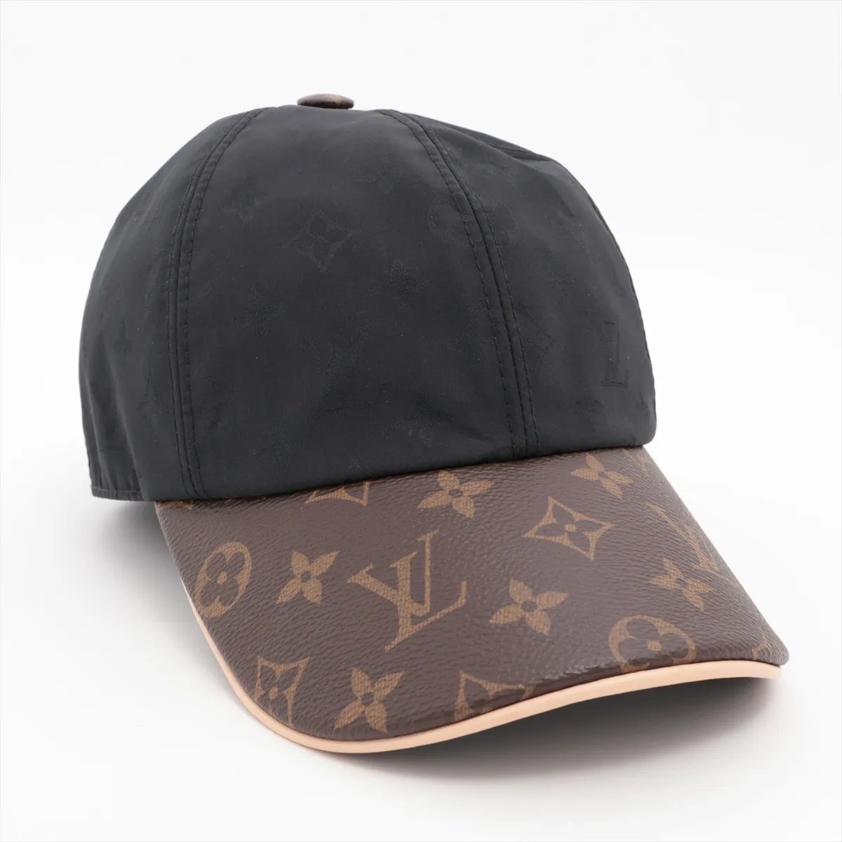 M76529 Cap LV Get Ready AL1221 Cap Polyester x Silk Black x Brown — view 2