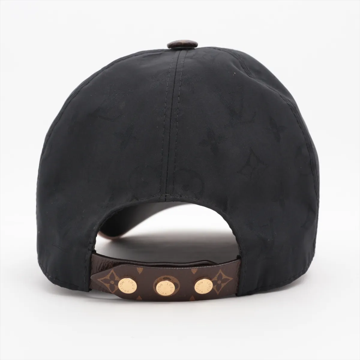 M76529 Cap LV Get Ready AL1221 Cap Polyester x Silk Black x Brown — view 3
