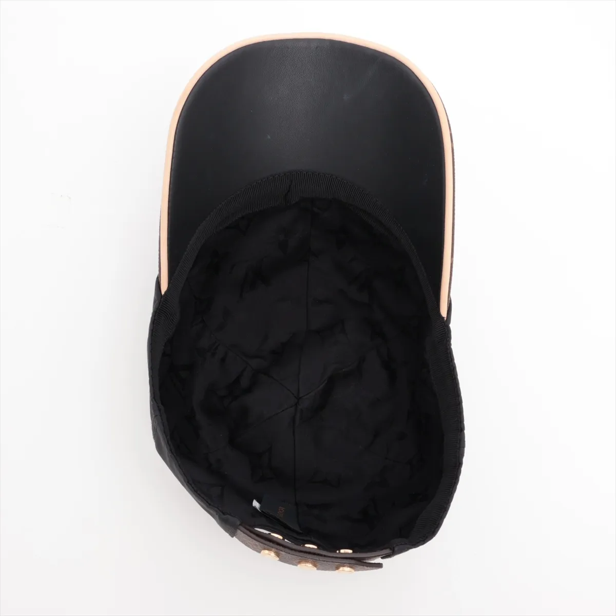 M76529 Cap LV Get Ready AL1221 Cap Polyester x Silk Black x Brown — view 4