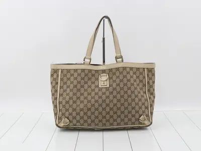 Abbey GG Canvas Tote Bag 141472