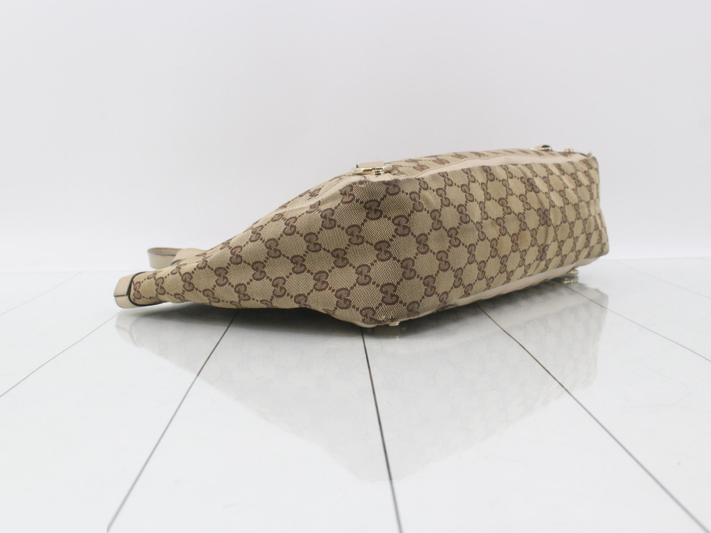 Abbey GG Canvas Tote Bag 141472 — view 5