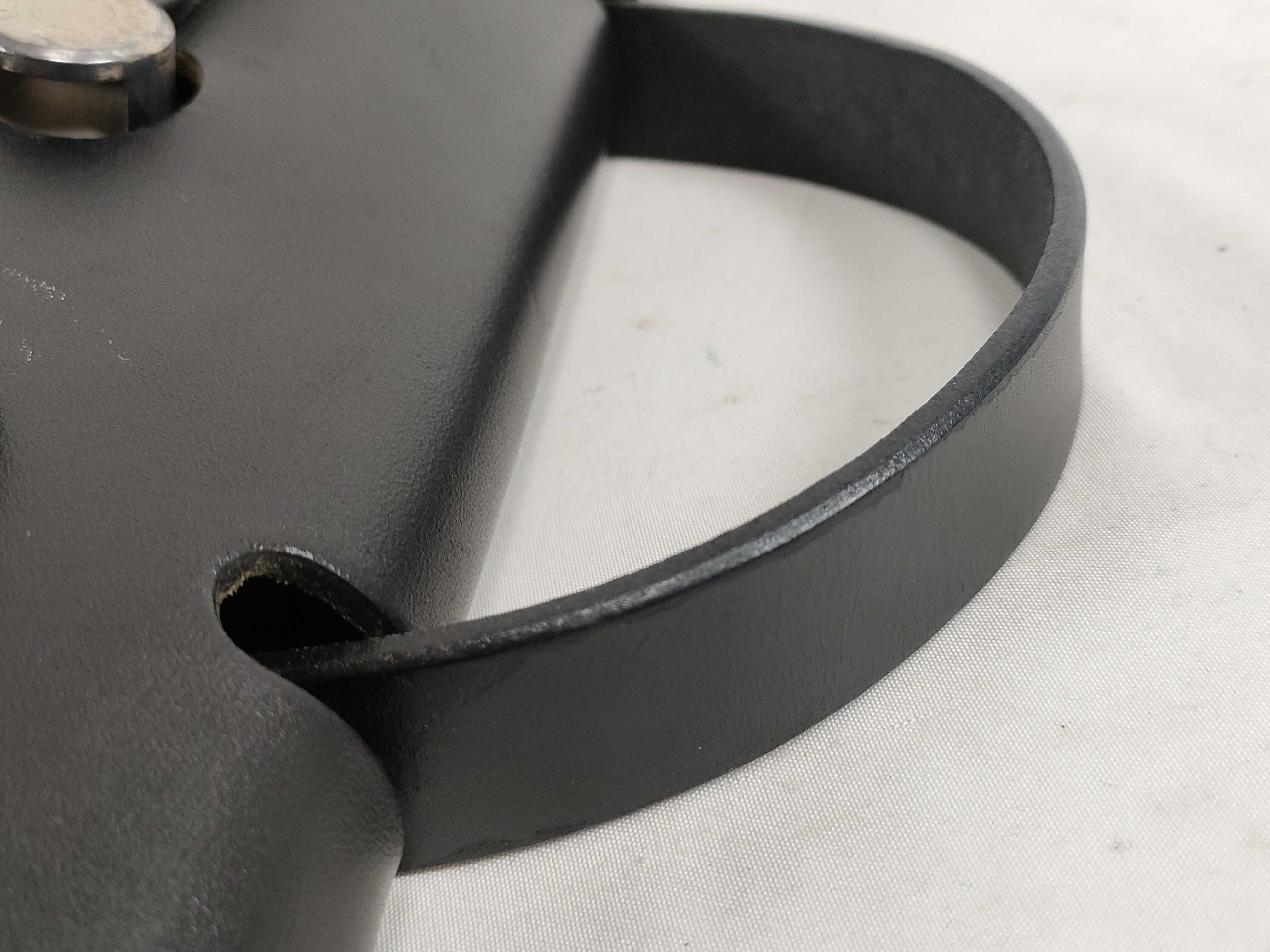 Herline Herbag MM Toile Officier x Vache Hunter Black Silver Hardware C: 1999 Handbag — view 3